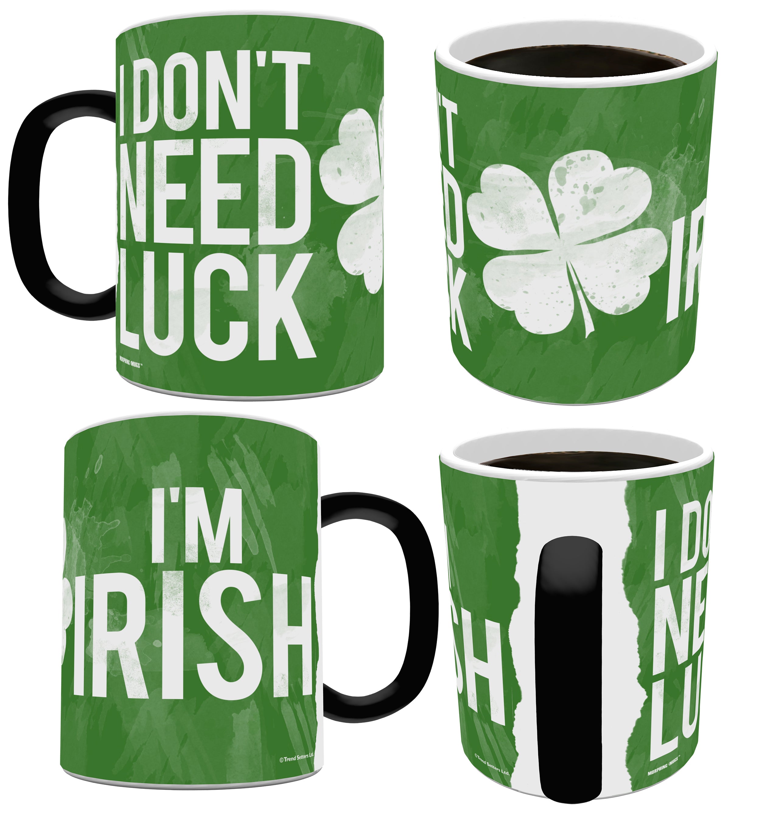 St. Patricks Day Collection (Luck of the Irish) Morphing Mugs® Heat-Sensitive Mug MMUG364