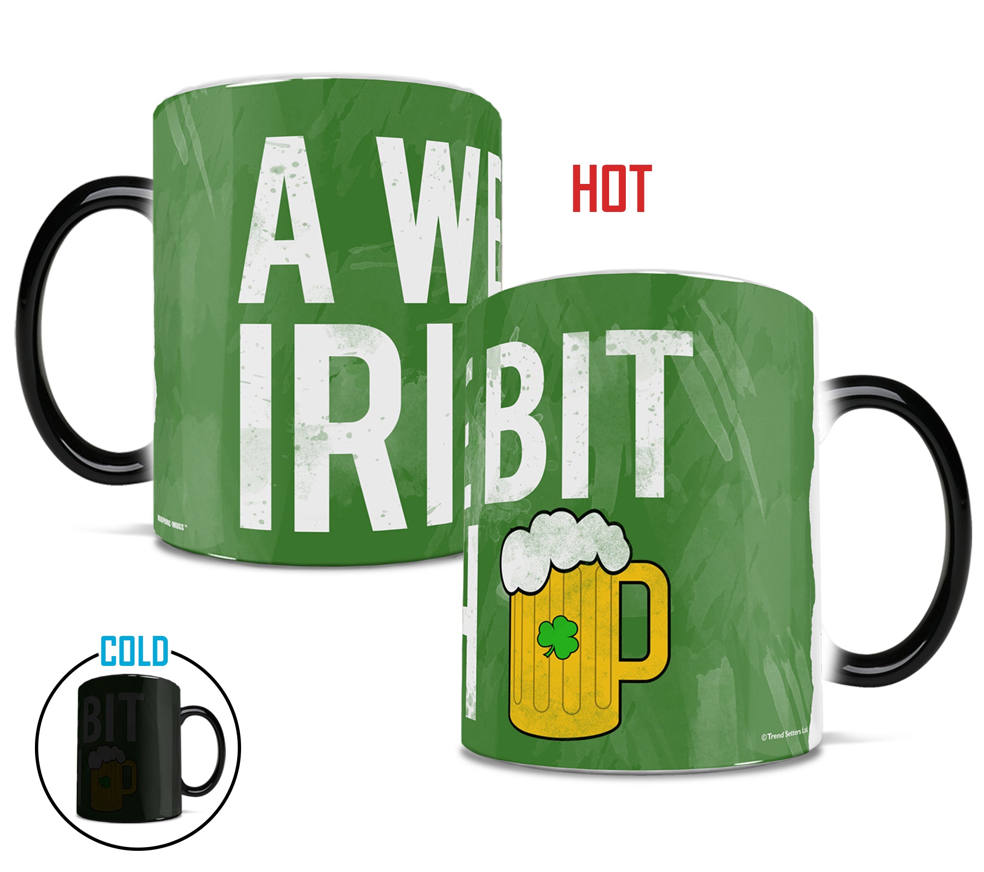 St. Patricks Day Collection (A Wee Bit Irish) Morphing Mugs® Heat-Sensitive Mug MMUG365
