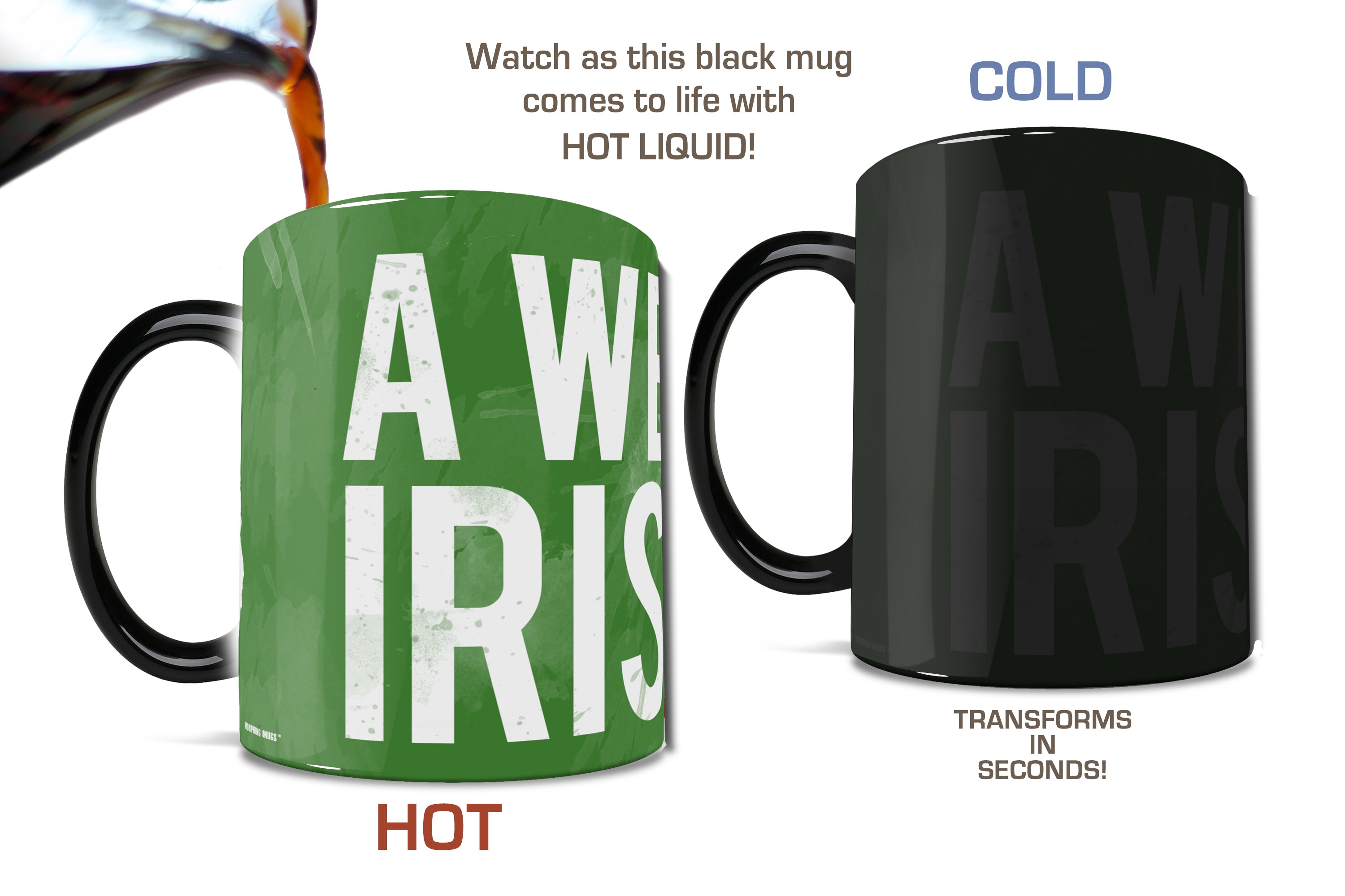 St. Patricks Day Collection (A Wee Bit Irish) Morphing Mugs® Heat-Sensitive Mug MMUG365