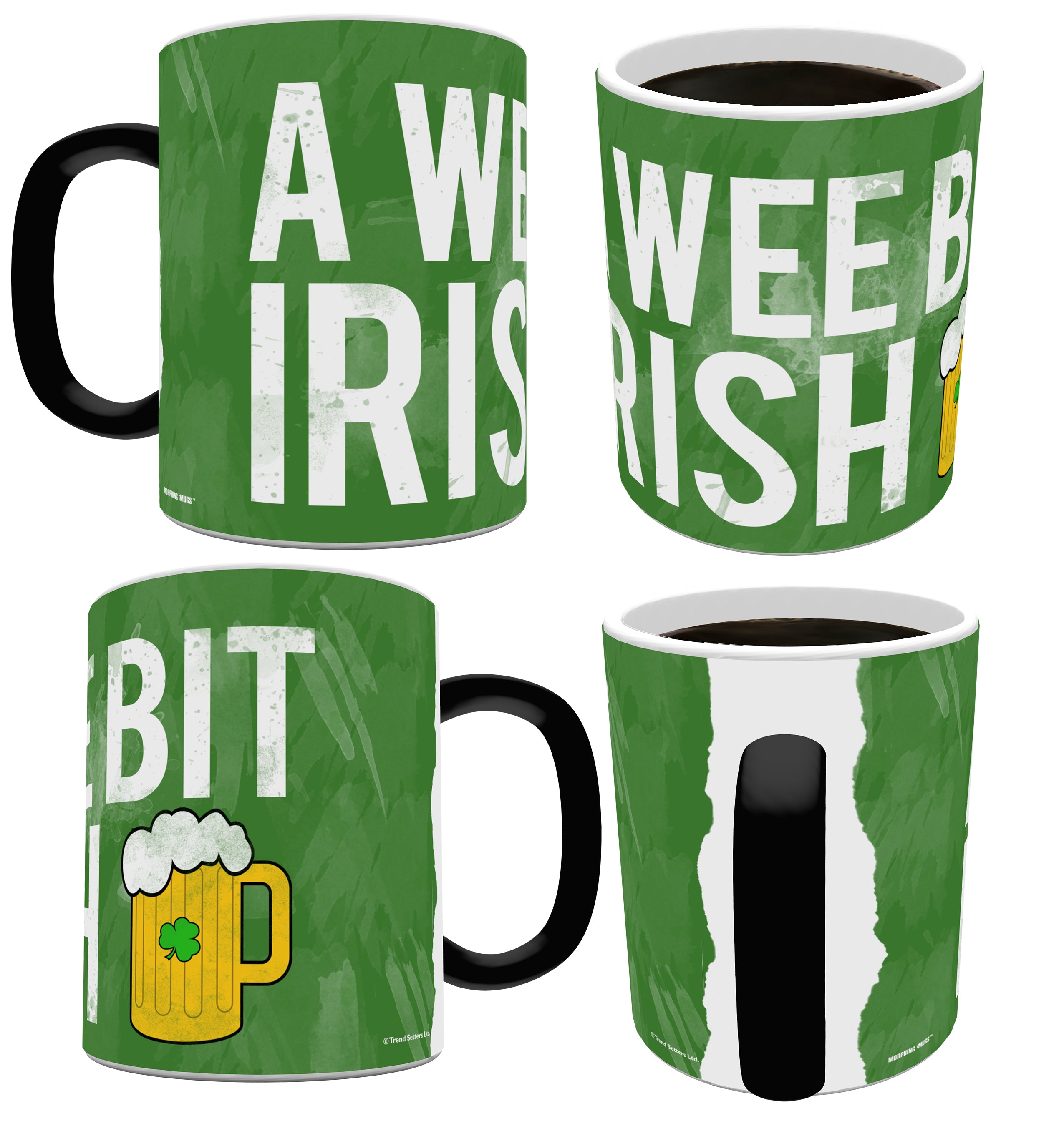 St. Patricks Day Collection (A Wee Bit Irish) Morphing Mugs® Heat-Sensitive Mug MMUG365