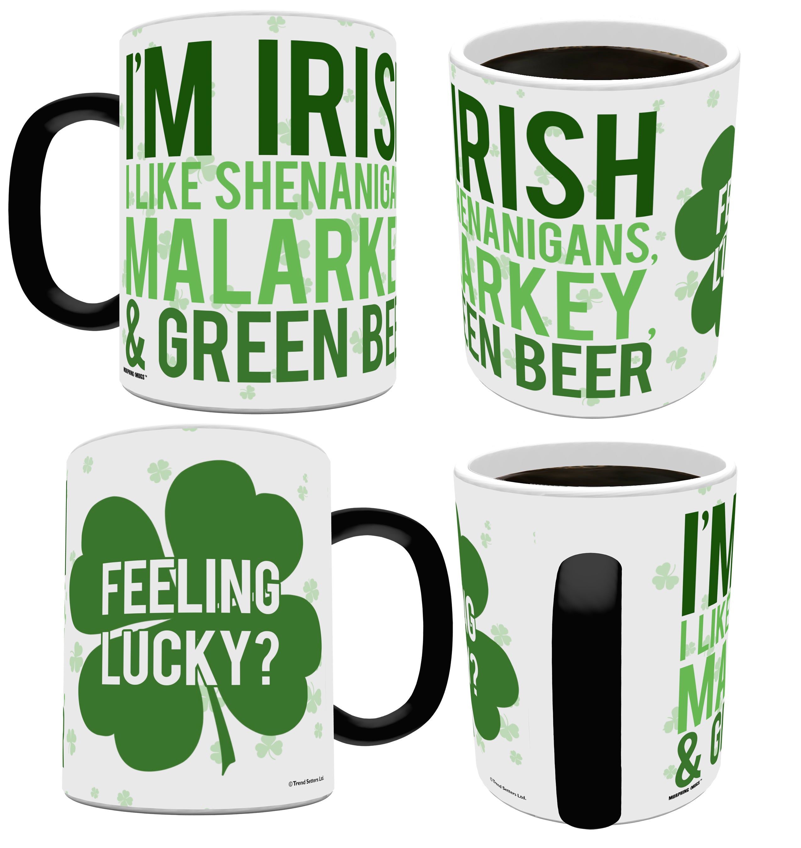 St. Patricks Day Collection (Shenanigans) Morphing Mugs® Heat-Sensitive Mug MMUG367