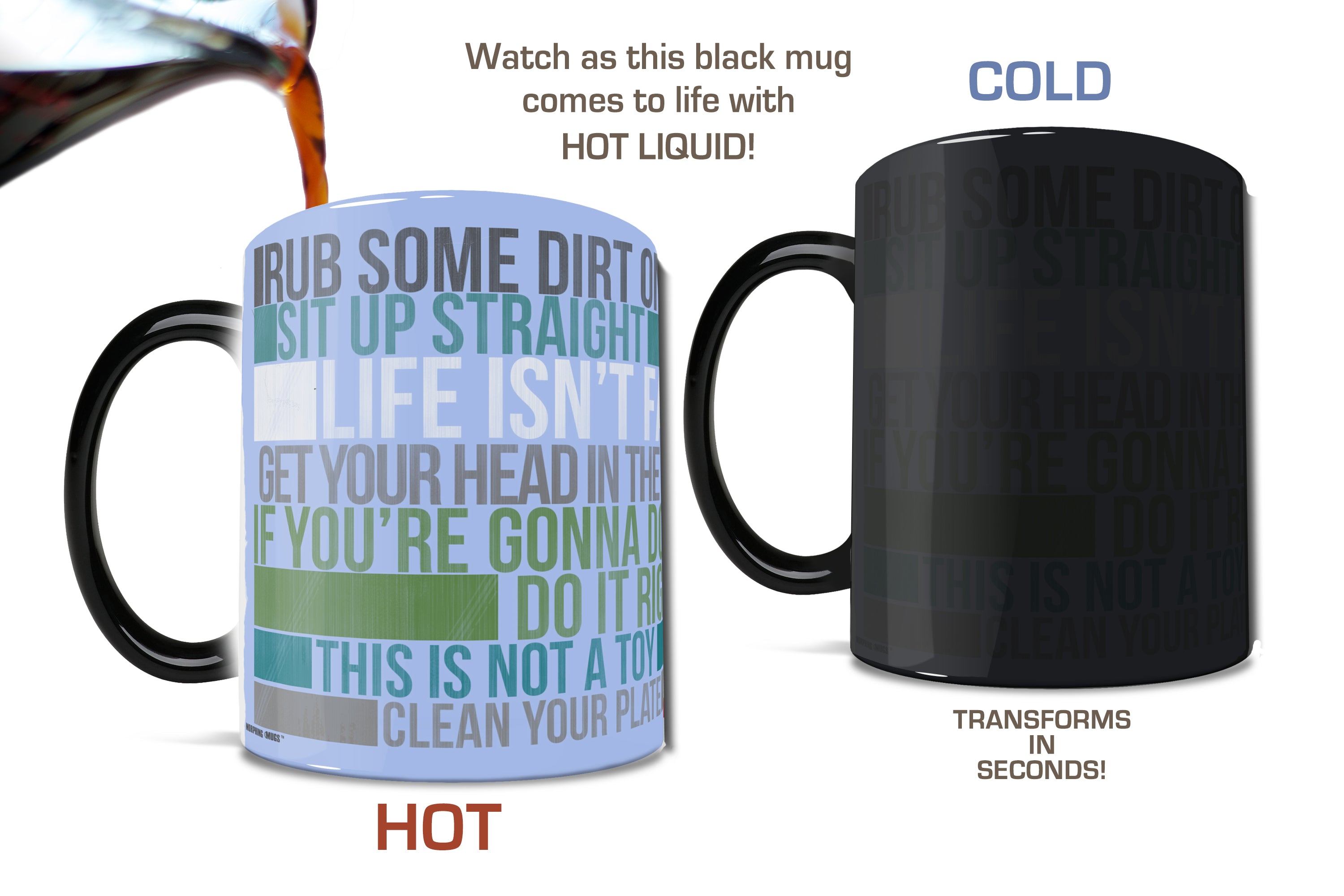 Parent Collection (Valuable Lessons From Dad) Morphing Mugs® Heat-Sensitive Mug MMUG369
