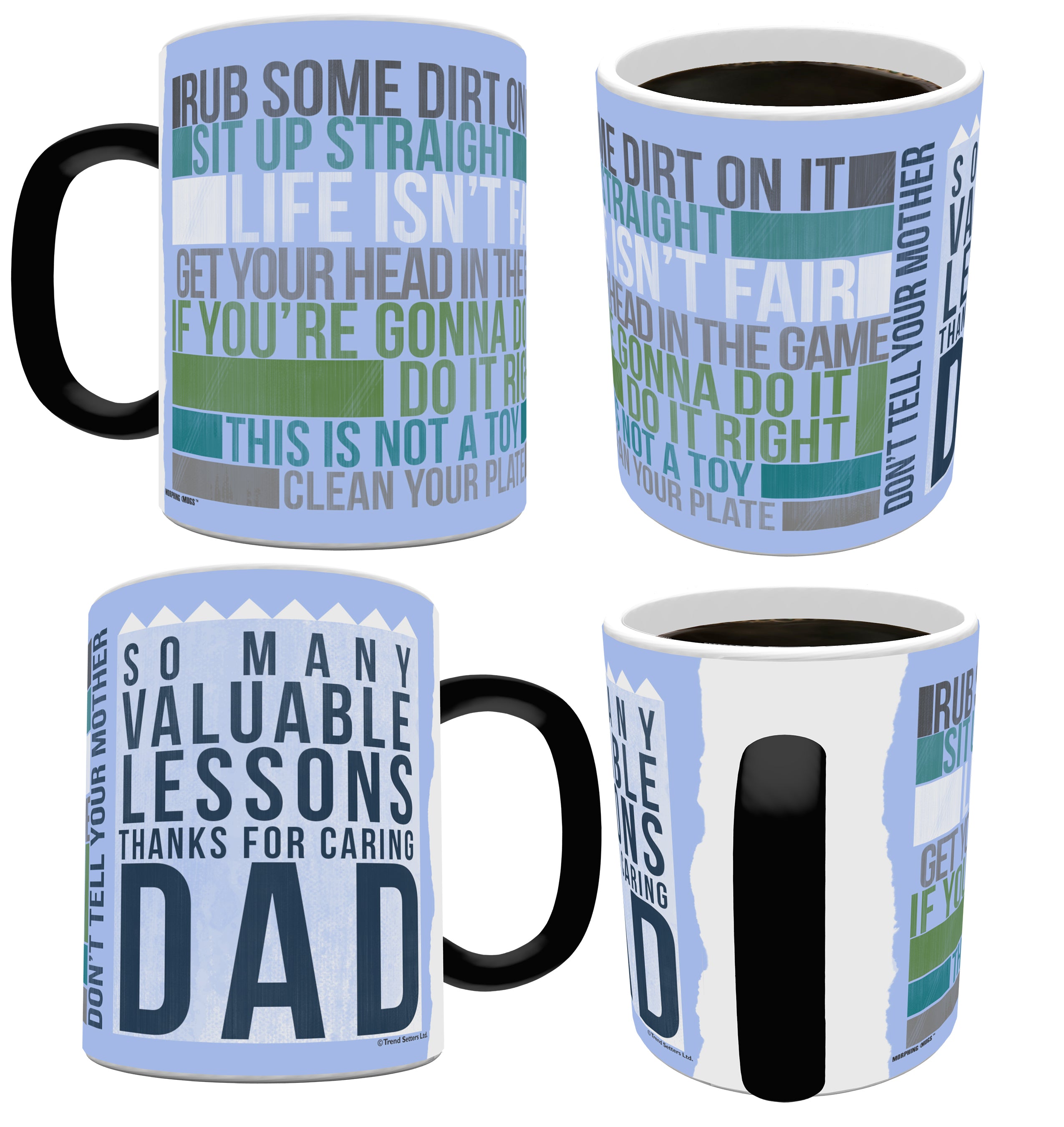 Parent Collection (Valuable Lessons From Dad) Morphing Mugs® Heat-Sensitive Mug MMUG369