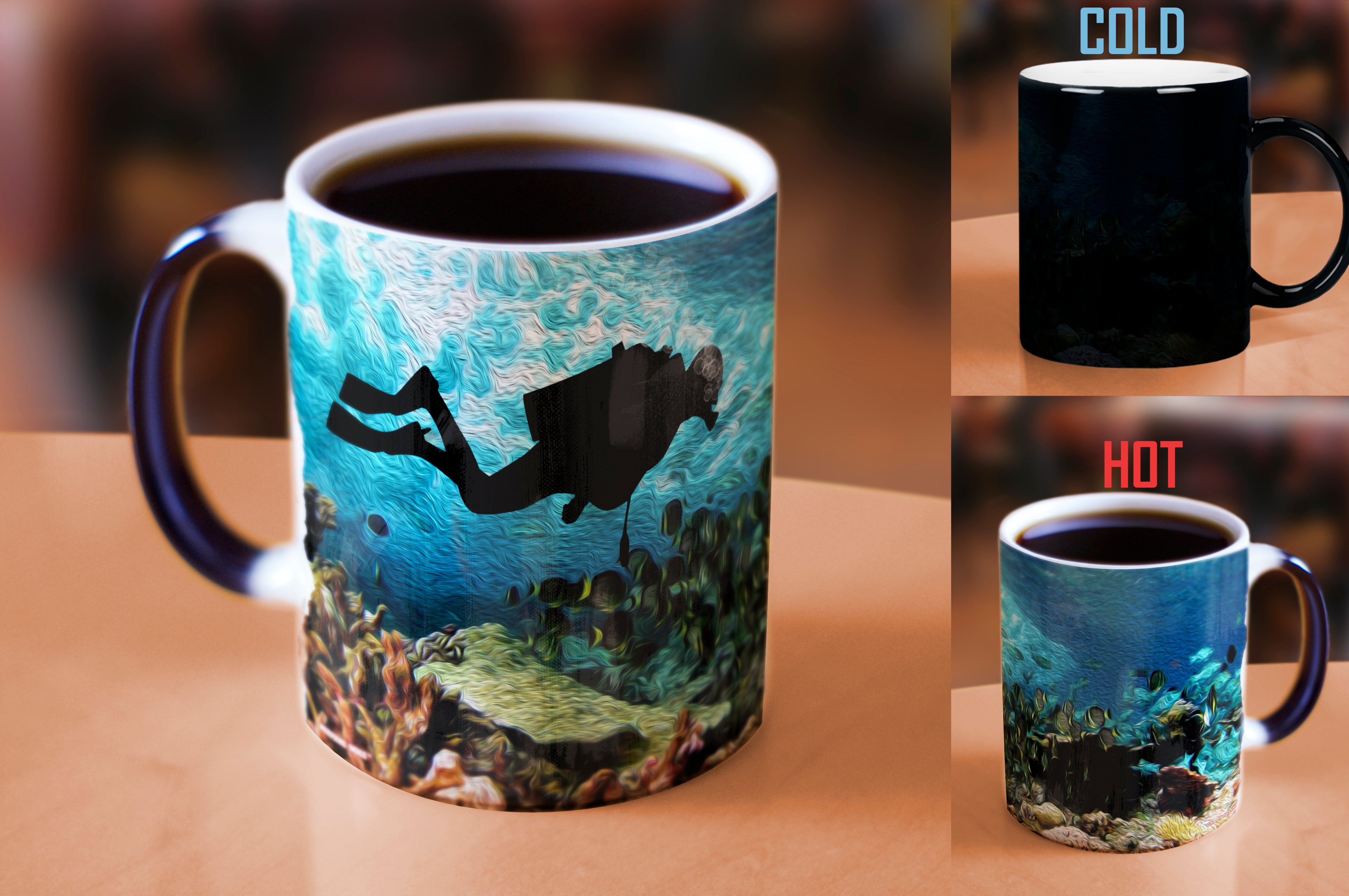 Sports Collection (Scuba Diver) Morphing Mugs® Heat-Sensitive Mug MMUG372