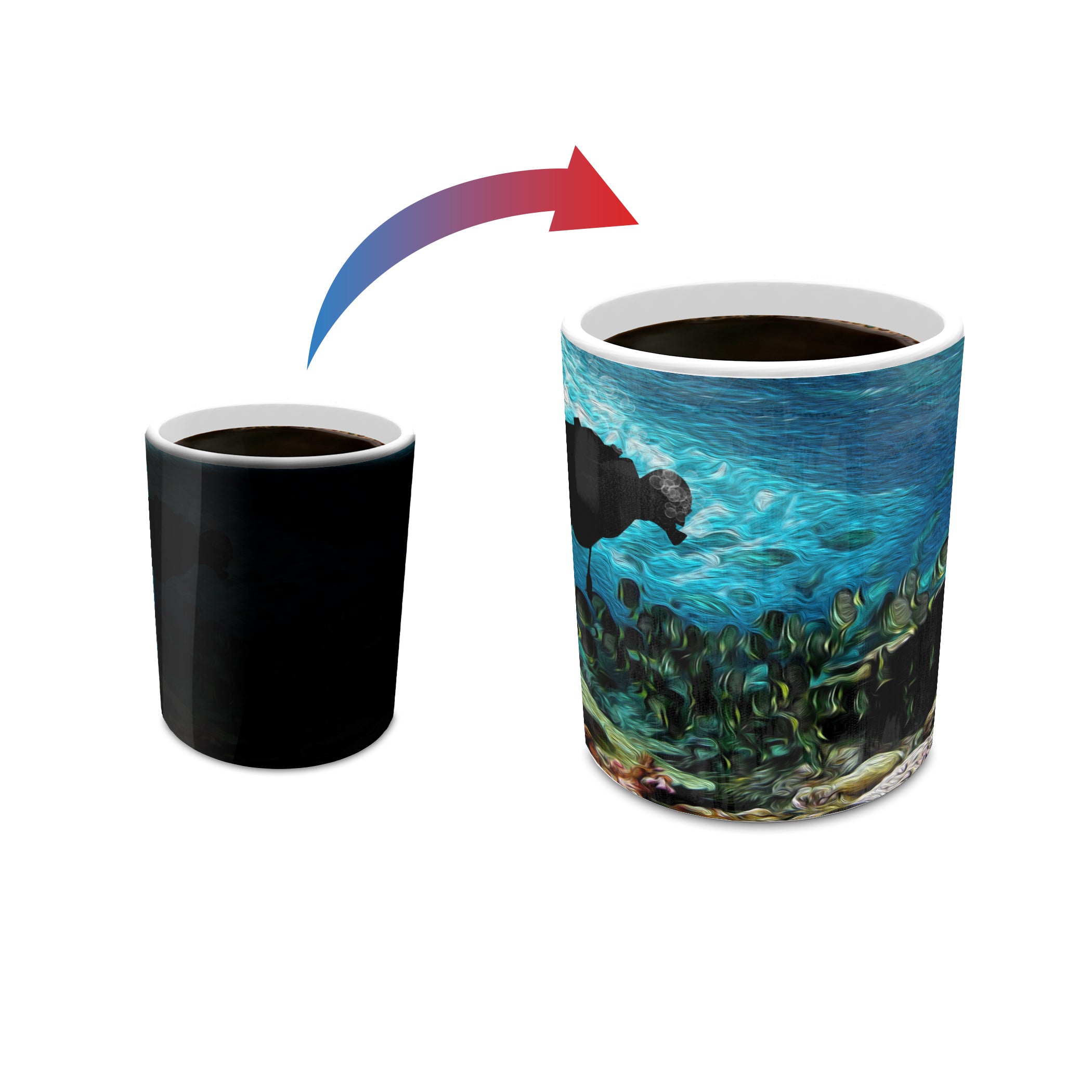 Sports Collection (Scuba Diver) Morphing Mugs® Heat-Sensitive Mug MMUG372