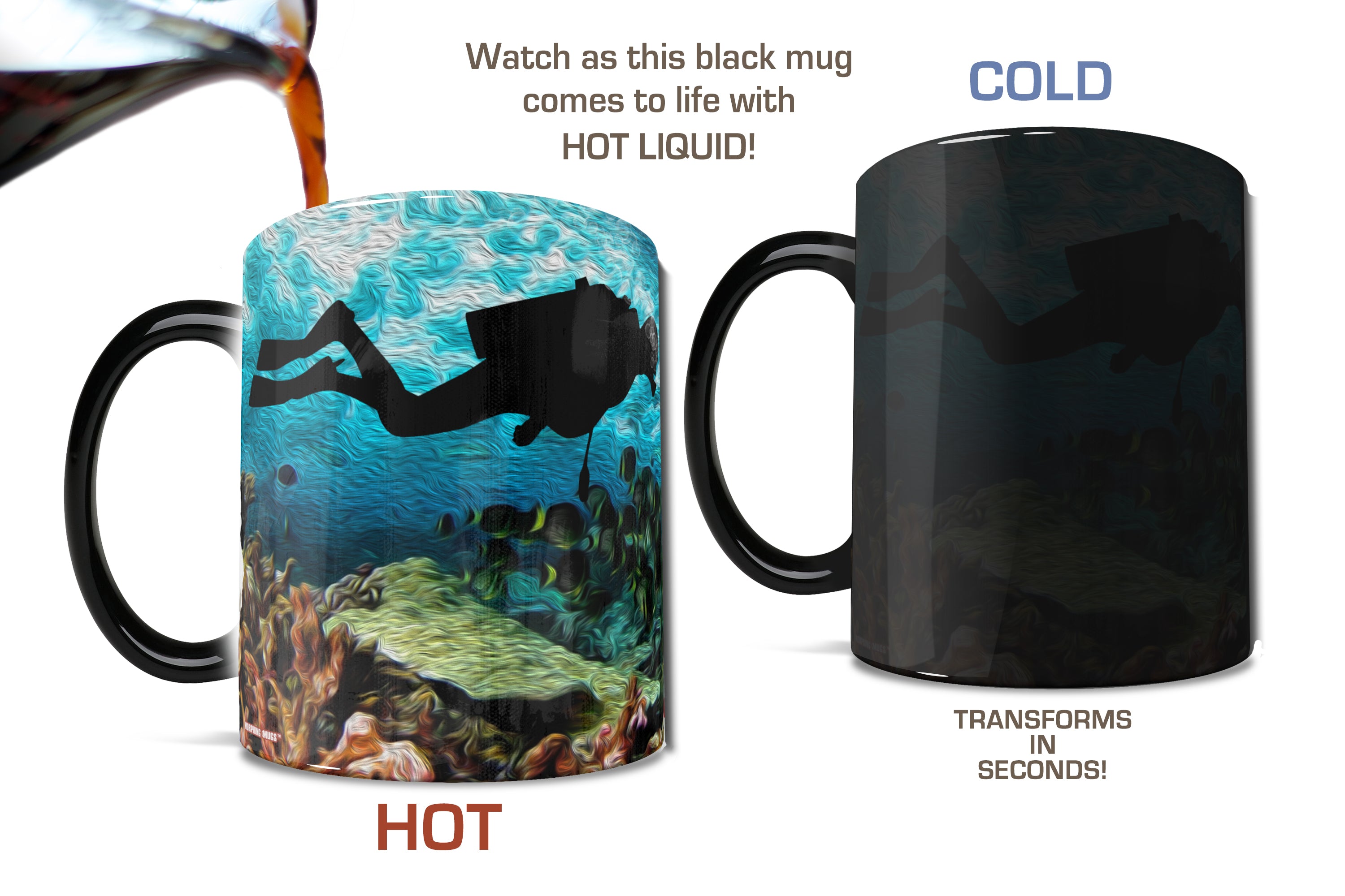 Sports Collection (Scuba Diver) Morphing Mugs® Heat-Sensitive Mug MMUG372