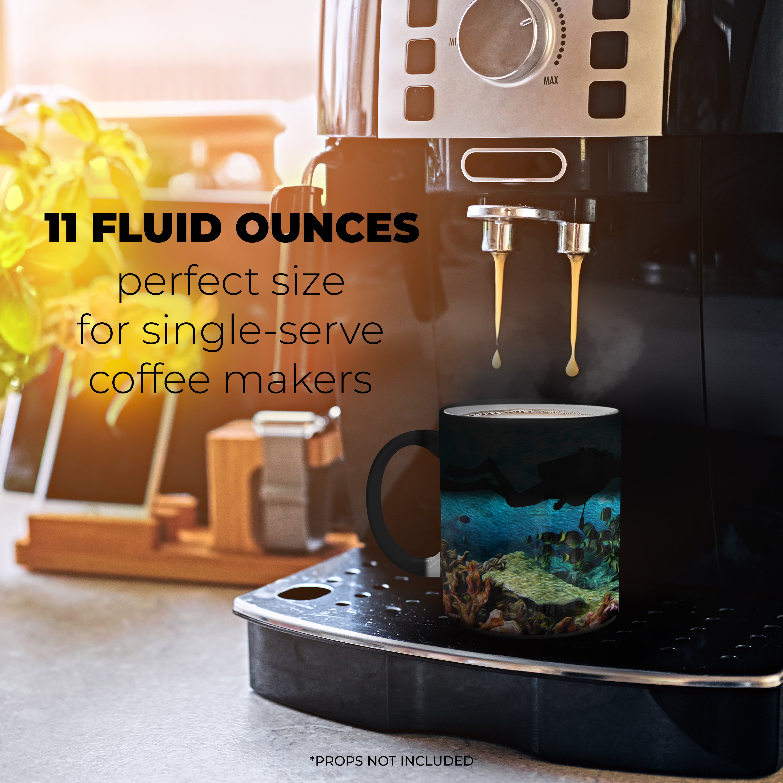 Sports Collection (Scuba Diver) Morphing Mugs® Heat-Sensitive Mug MMUG372