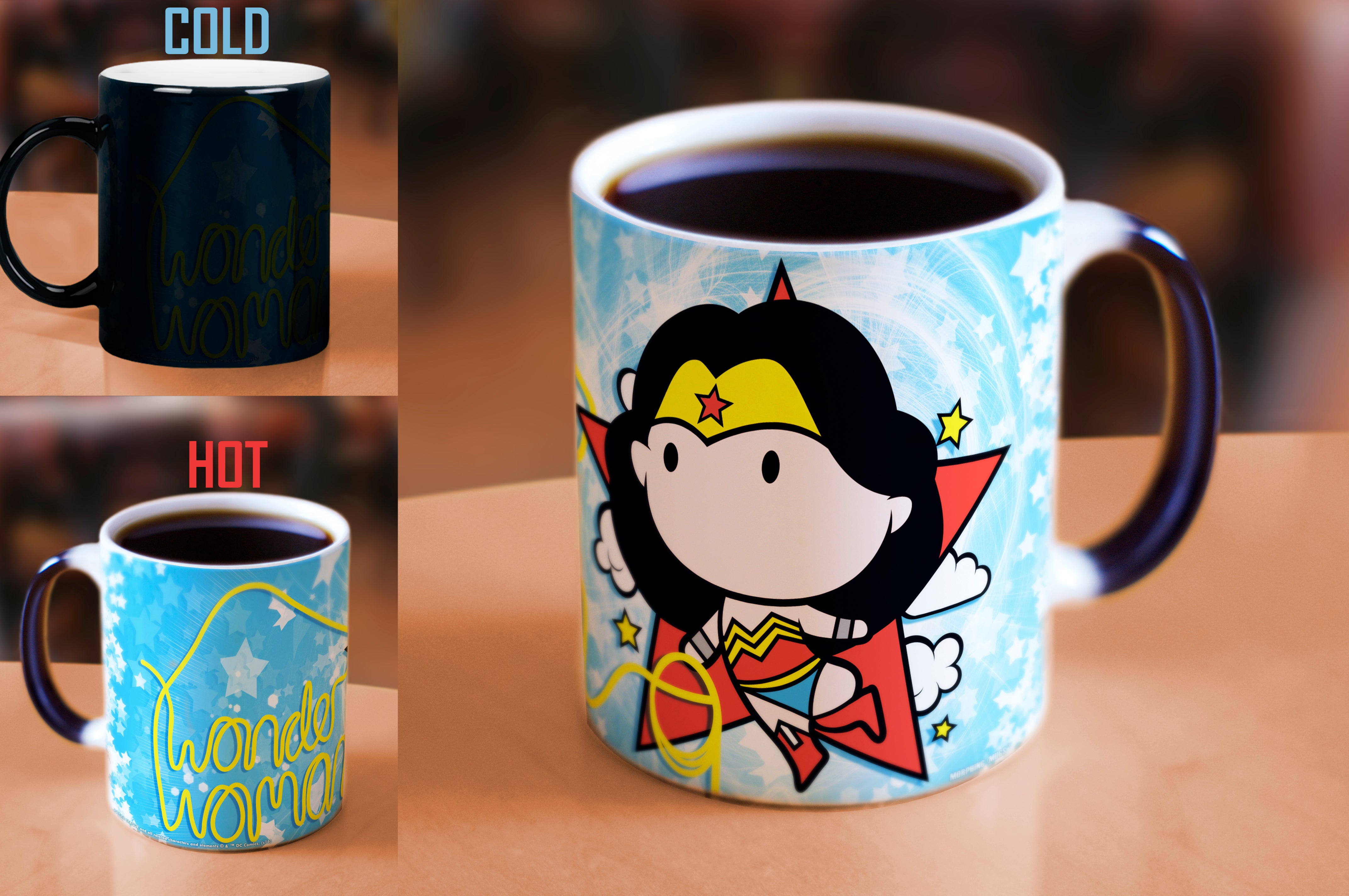 DC Comics (Justice League - Wonder Woman Cartoon) Morphing Mugs® Heat-Sensitive Mug MMUG384