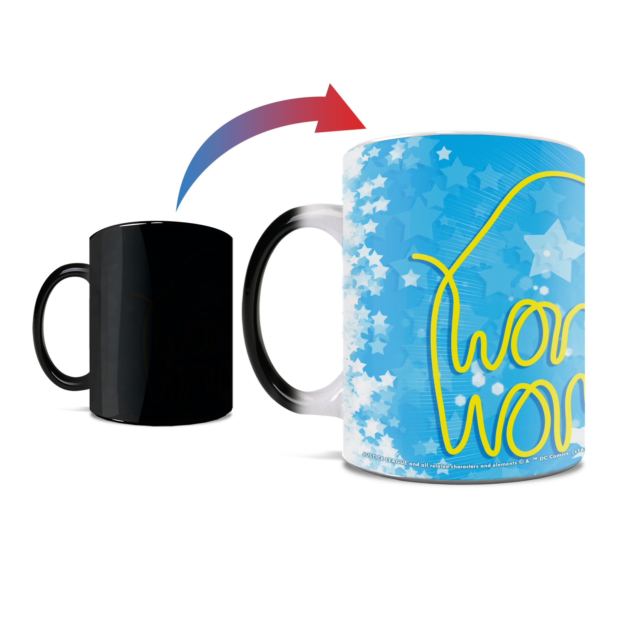 DC Comics (Justice League - Wonder Woman Cartoon) Morphing Mugs® Heat-Sensitive Mug MMUG384