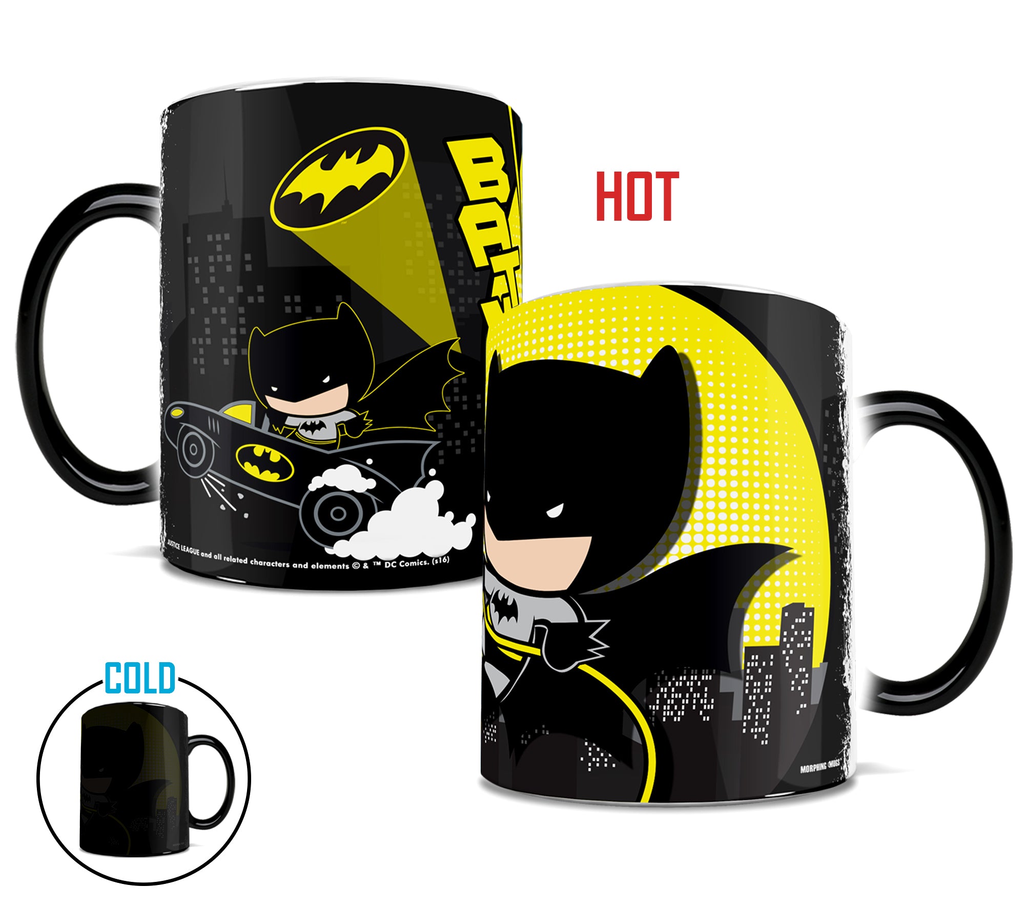 DC Comics (Justice League - Batman Cartoon) Morphing Mugs® Heat-Sensitive Mug MMUG385