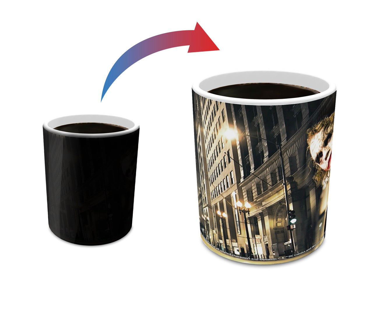 The Dark Knight (Joker - Not A Monster) Morphing Mugs® Heat-Sensitive Mug MMUG386