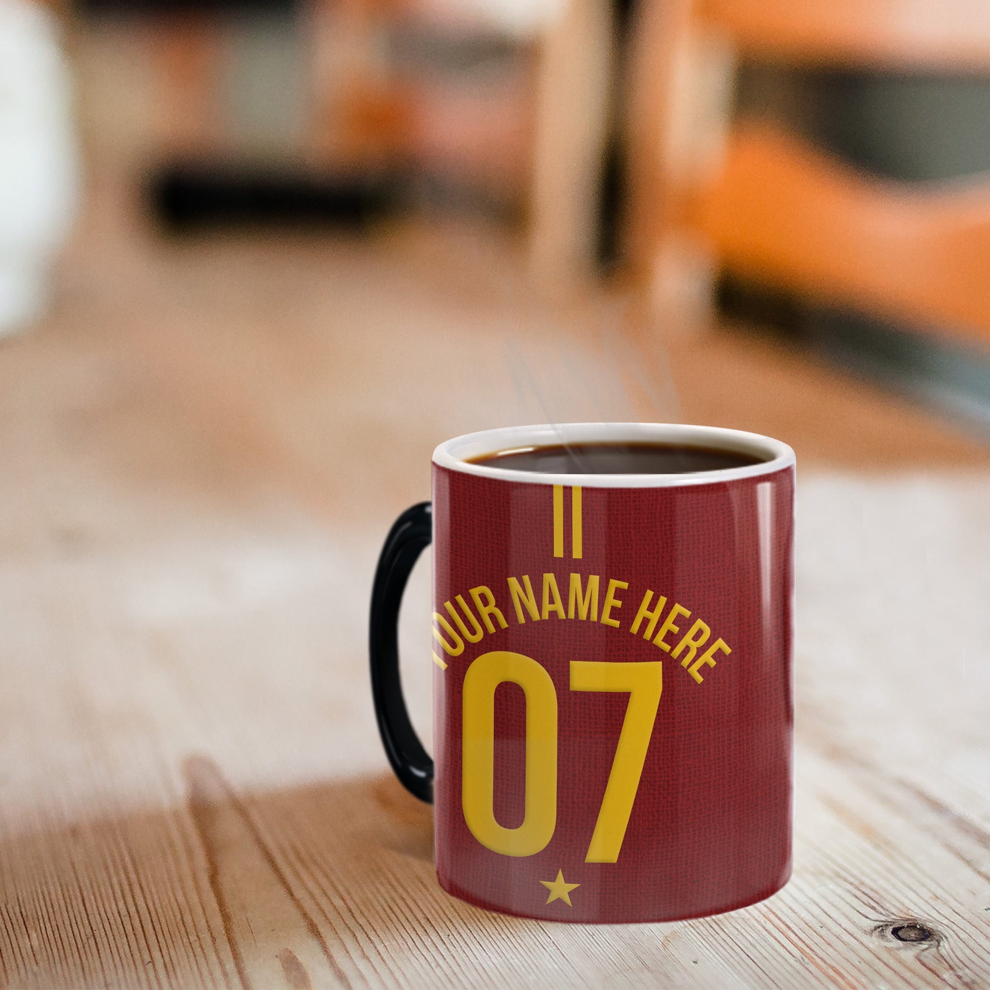 Harry Potter (Gryffindor Quidditch - Personalized) Morphing Mugs® Heat-Sensitive Mug MMUG390