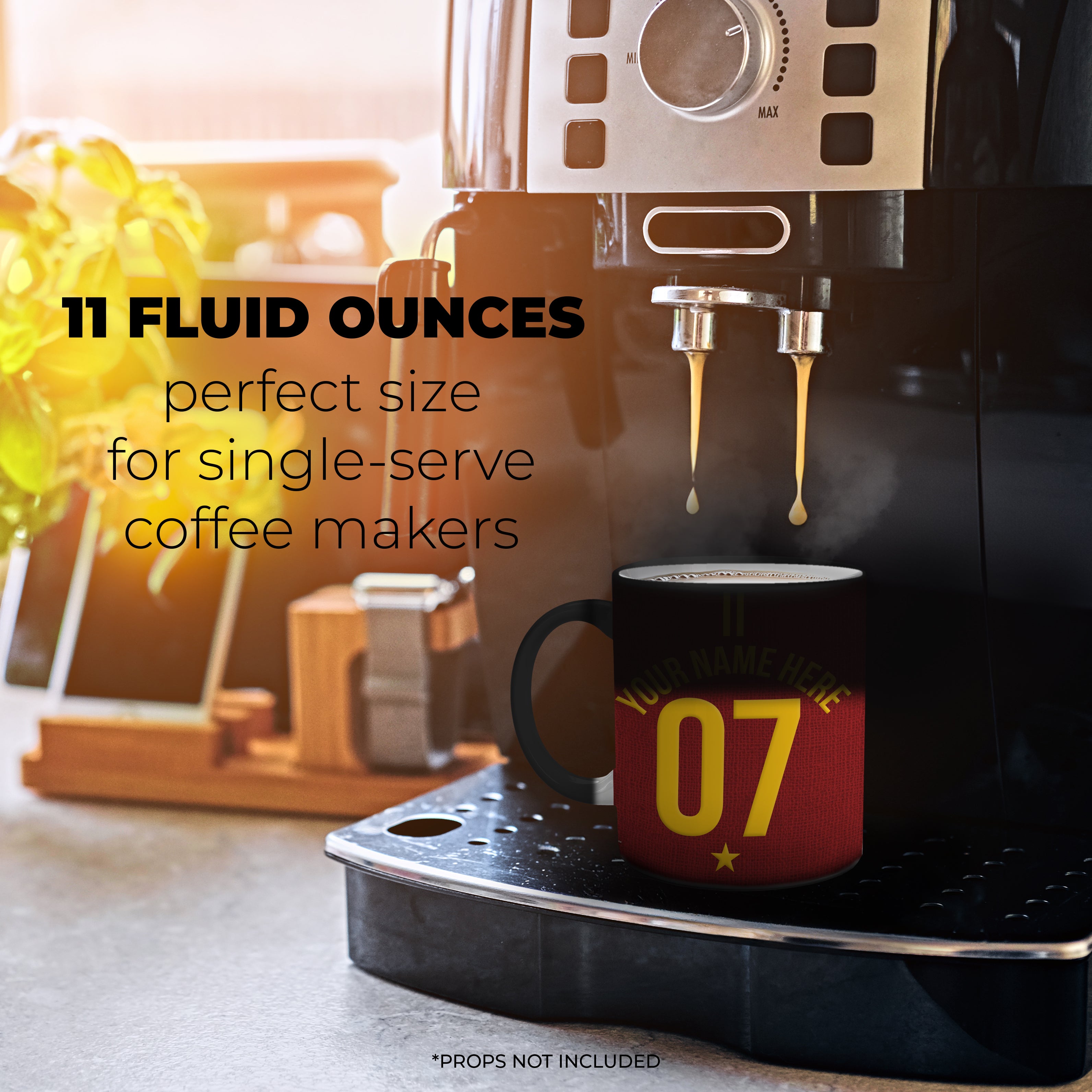 Harry Potter (Gryffindor Quidditch - Personalized) Morphing Mugs® Heat-Sensitive Mug MMUG390