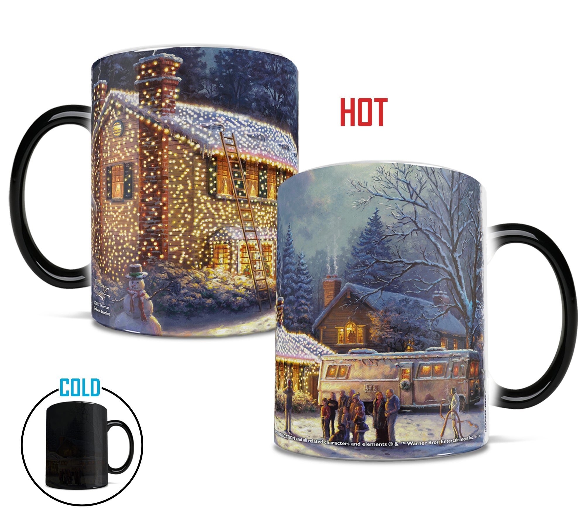 National Lampoons Christmas Vacation (Thomas Kinkade) Morphing Mugs® Heat-Sensitive Mugs MMUG406