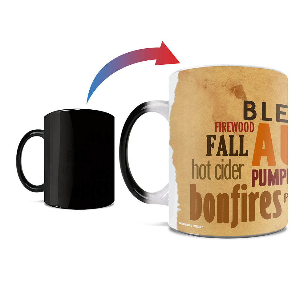 Trend Setters Original (Autumn Words) Morphing Mugs® Heat-Sensitive Mug MMUG415