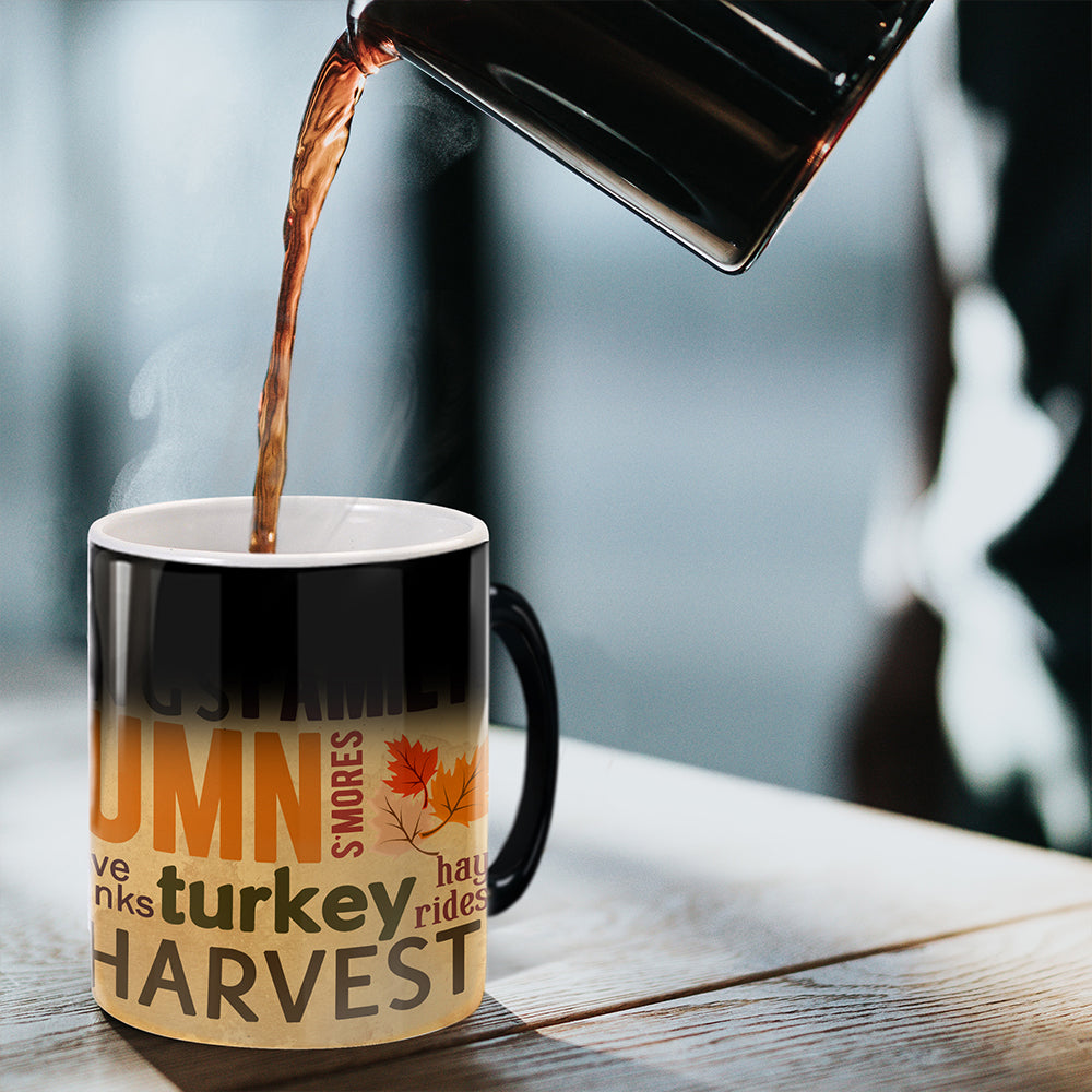 Trend Setters Original (Autumn Words) Morphing Mugs® Heat-Sensitive Mug MMUG415