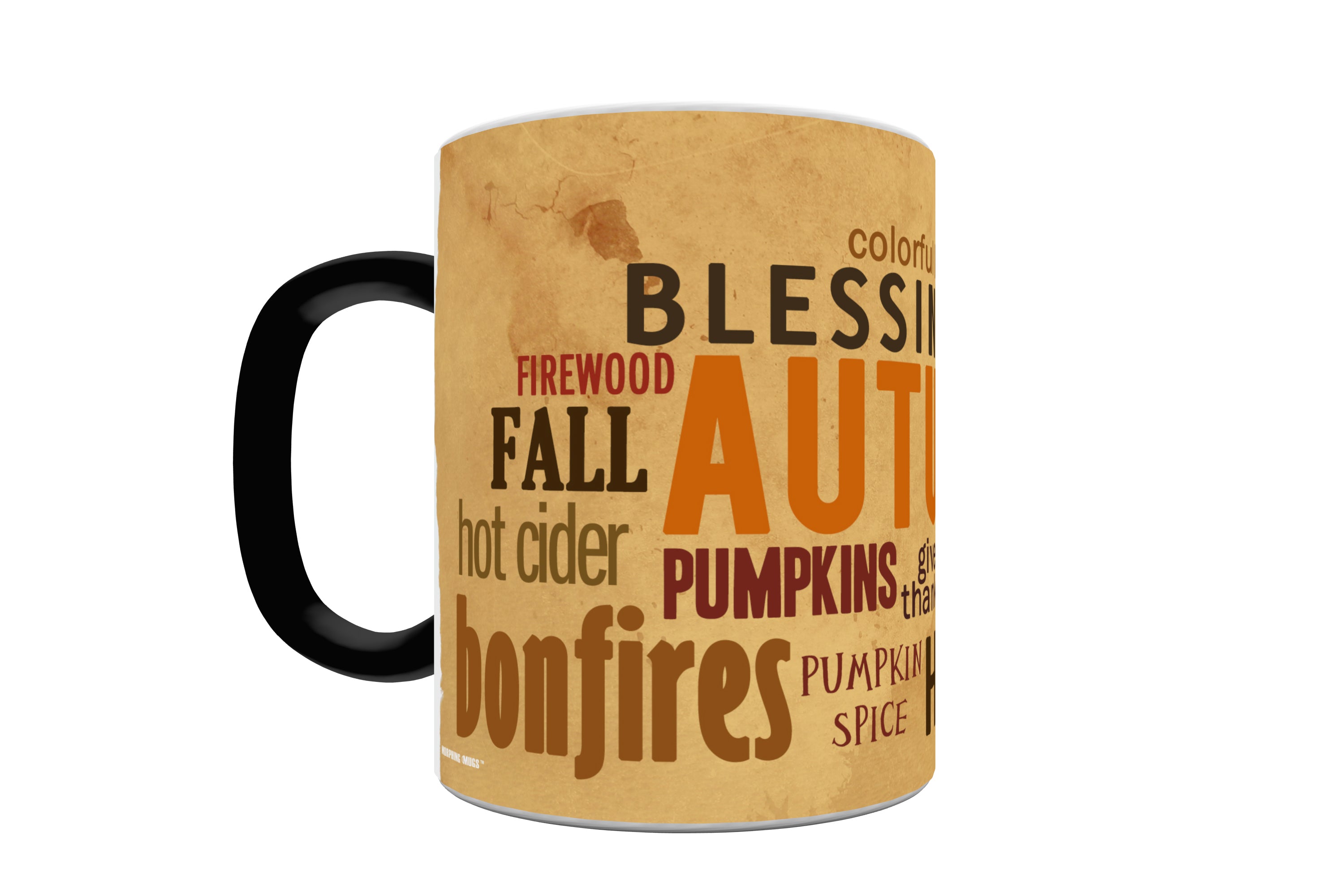 Trend Setters Original (Autumn Words) Morphing Mugs® Heat-Sensitive Mug MMUG415