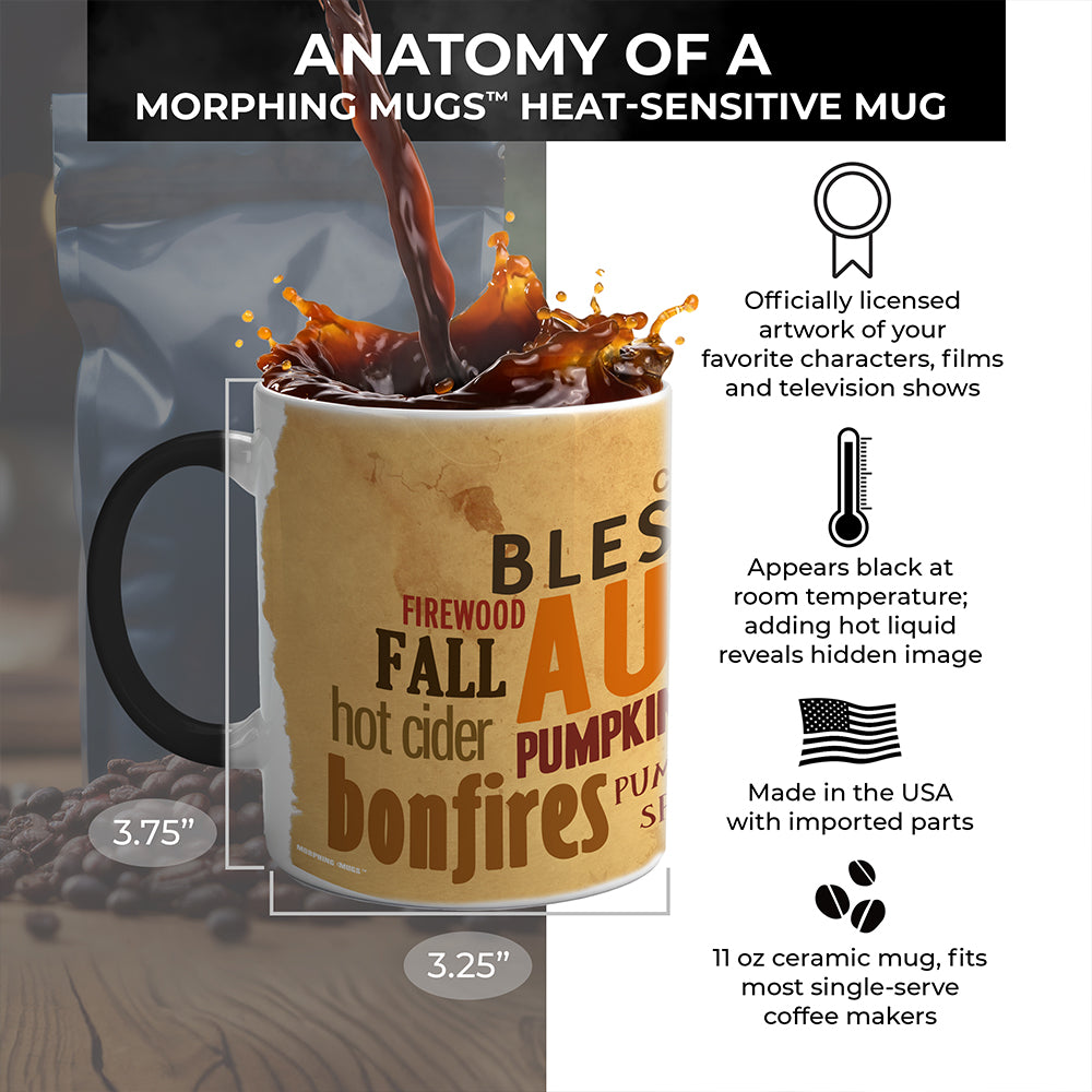 Trend Setters Original (Autumn Words) Morphing Mugs® Heat-Sensitive Mug MMUG415