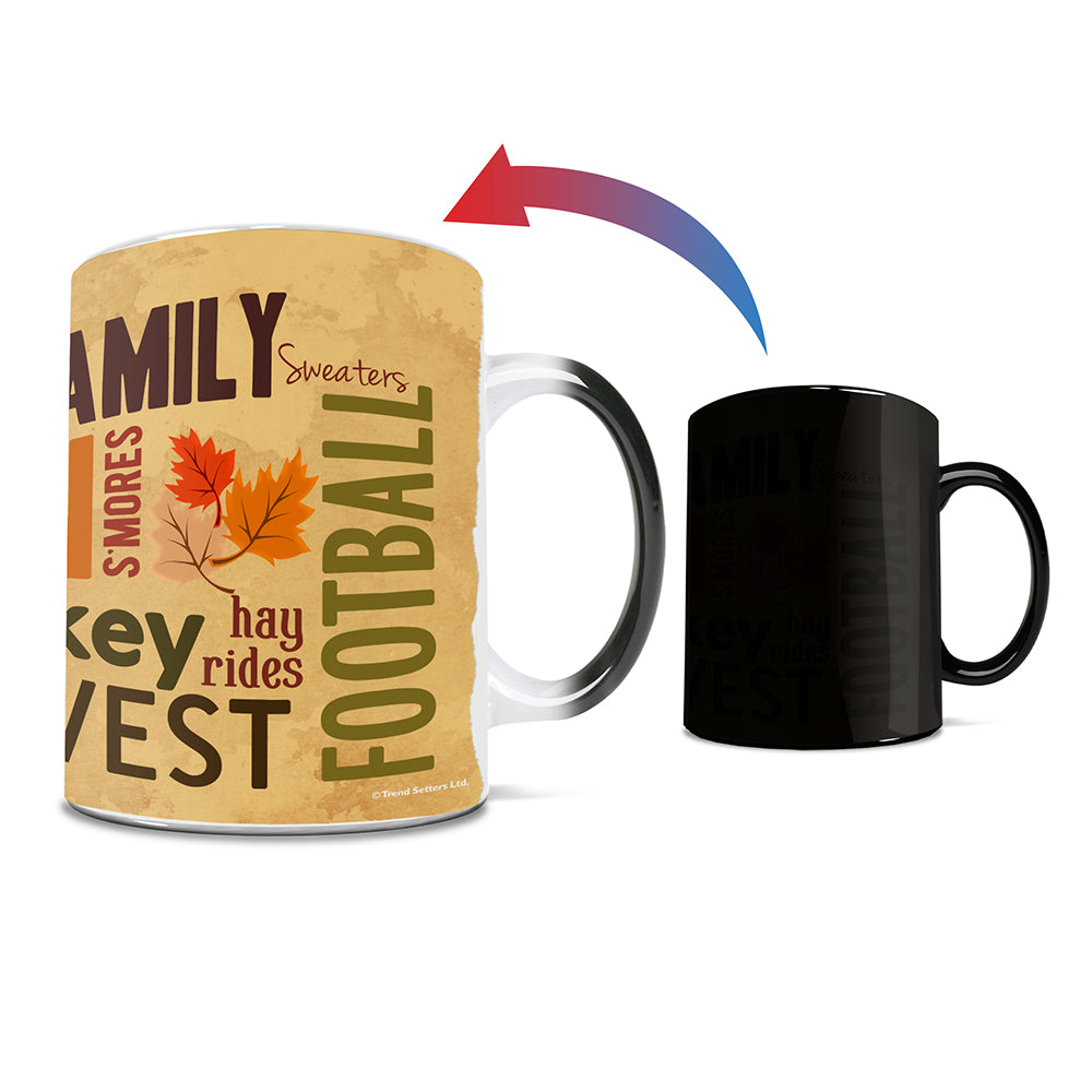 Trend Setters Original (Autumn Words) Morphing Mugs® Heat-Sensitive Mug MMUG415