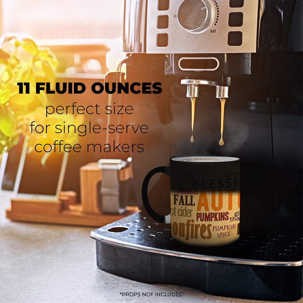 Trend Setters Original (Autumn Words) Morphing Mugs® Heat-Sensitive Mug MMUG415