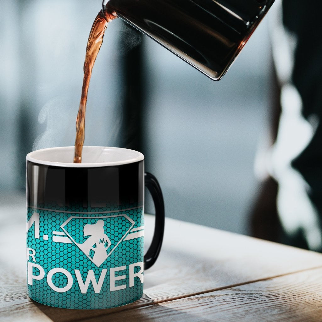 Mother's Day Collection (Superpower Mom - Personalized) Morphing Mugs® Heat-Sensitive Mug MMUG422