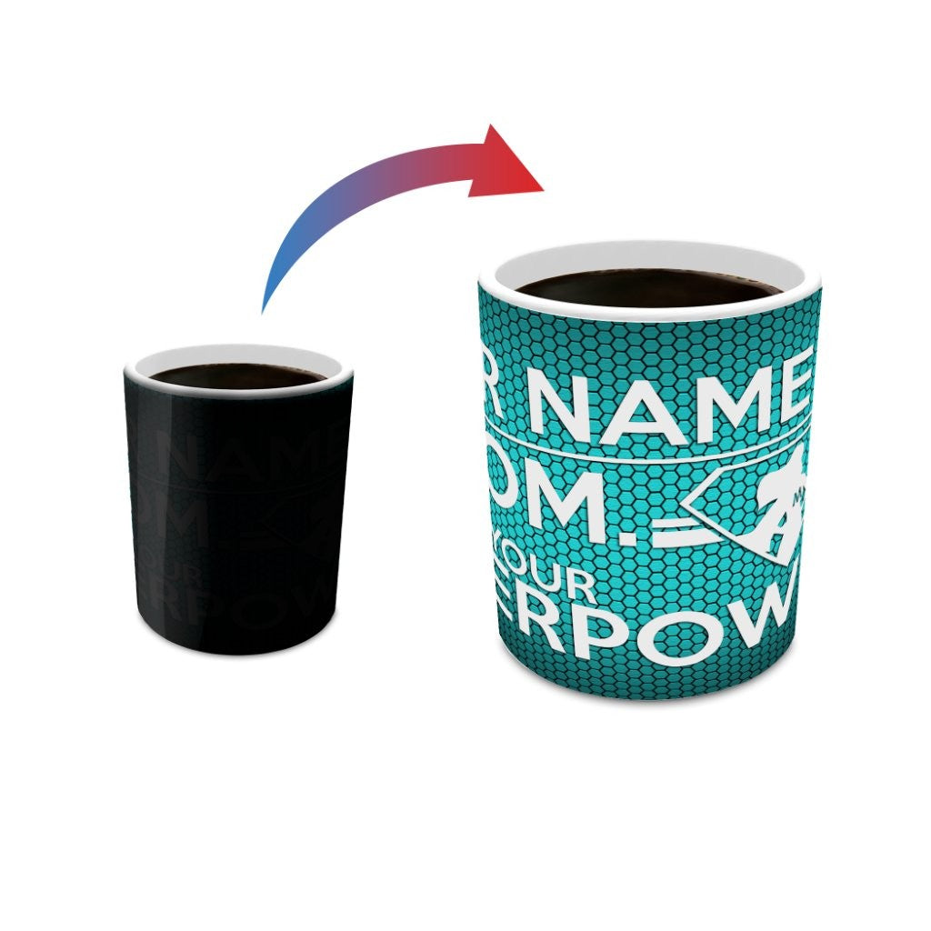 Mother's Day Collection (Superpower Mom - Personalized) Morphing Mugs® Heat-Sensitive Mug MMUG422