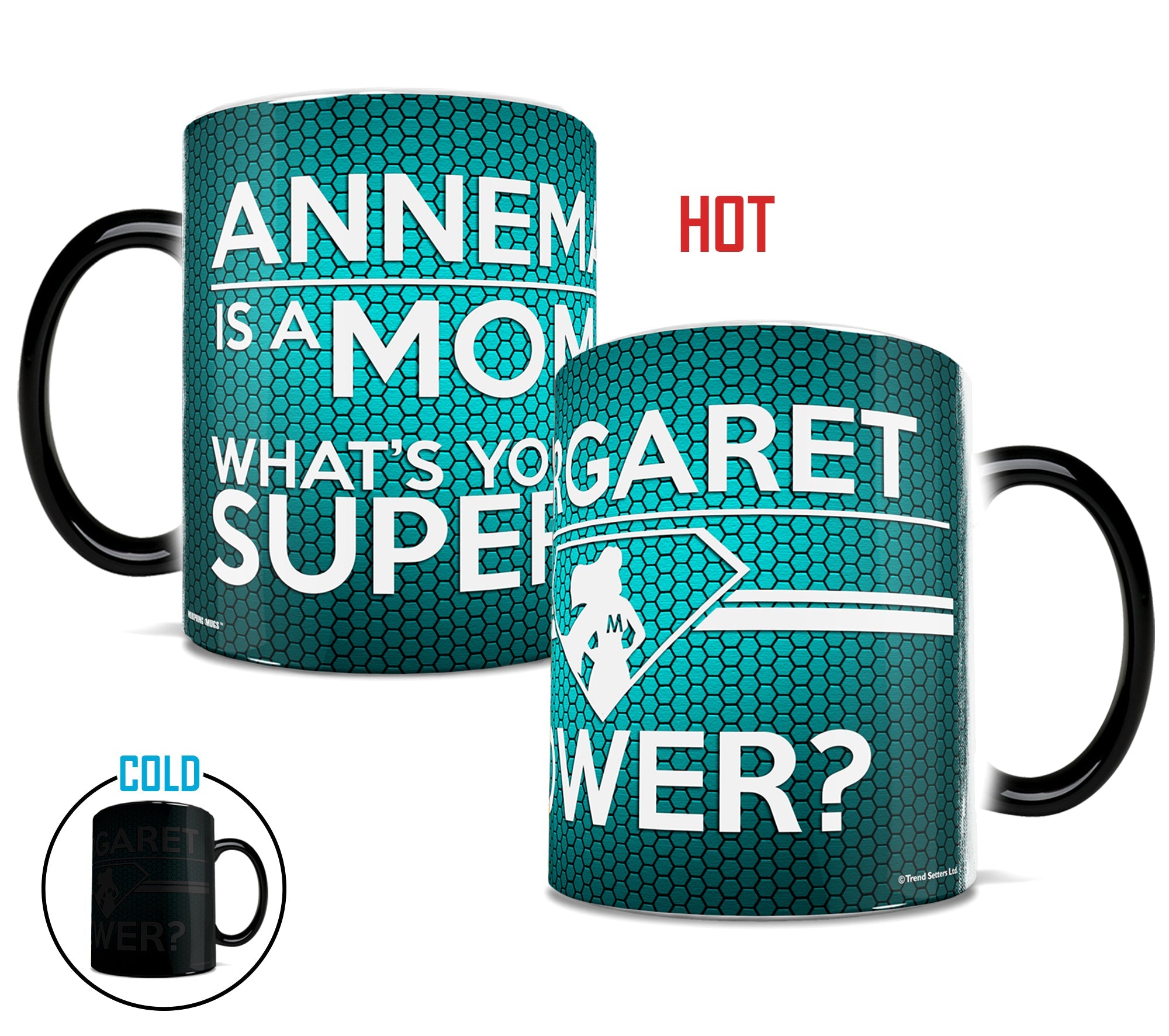 Mother's Day Collection (Superpower Mom - Personalized) Morphing Mugs® Heat-Sensitive Mug MMUG422