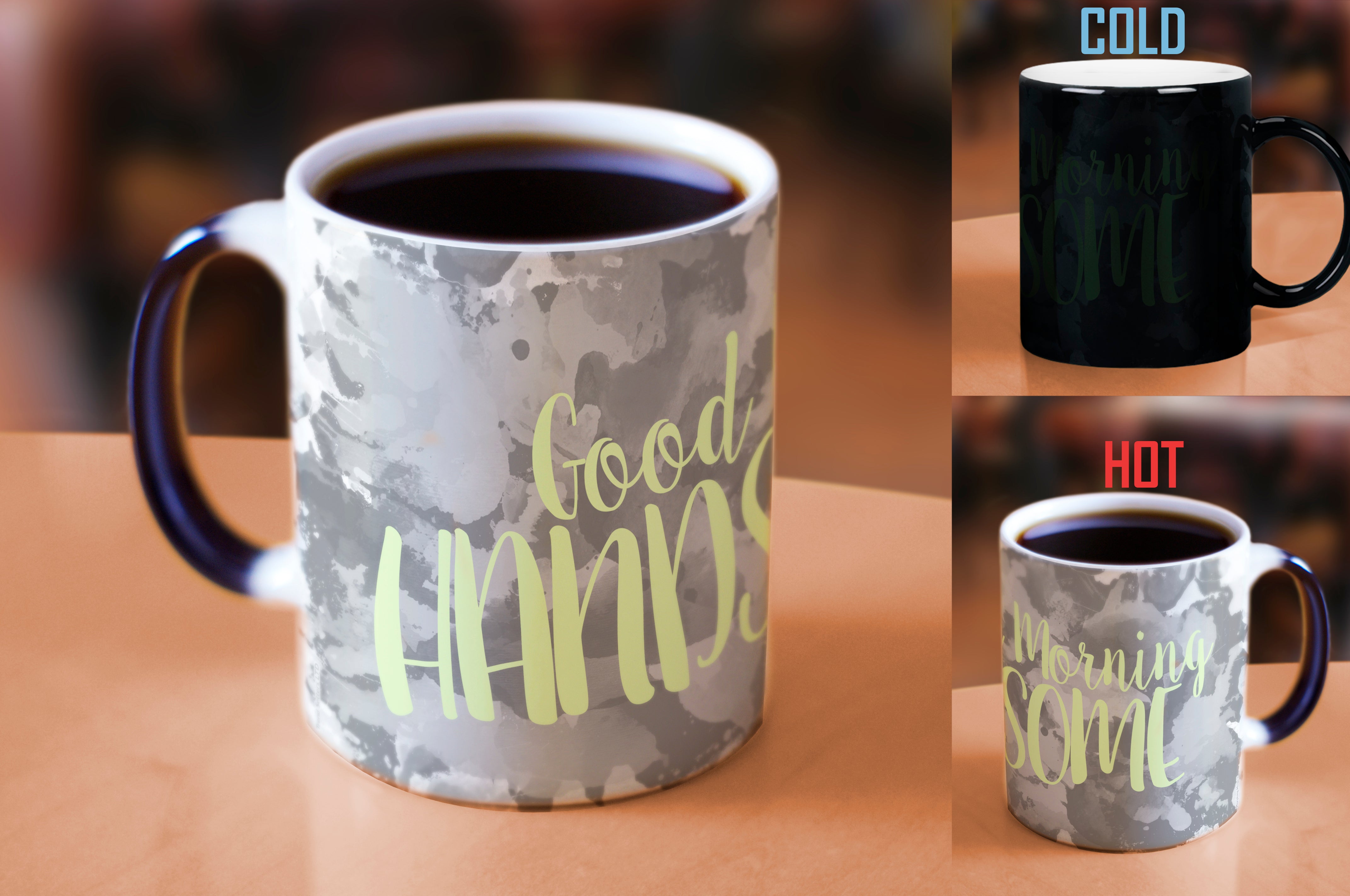 Wedding Collection (Good Morning Handsome) Morphing Mugs® Heat-Sensitive Mug MMUG429