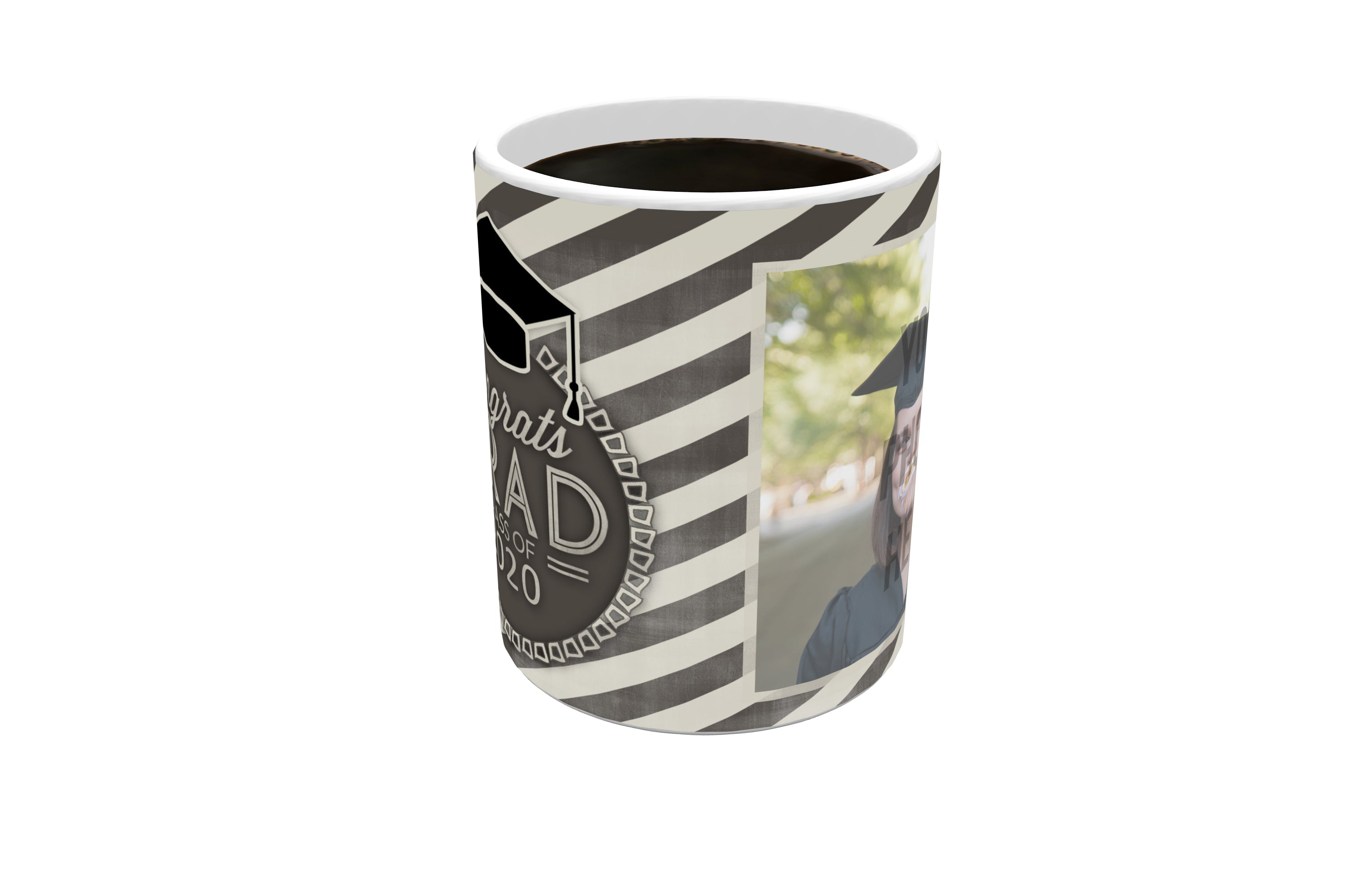 Graduation Collection (Congrats Grad - Personalized) Morphing Mugs® Heat-Sensitive Mug MMUGU436
