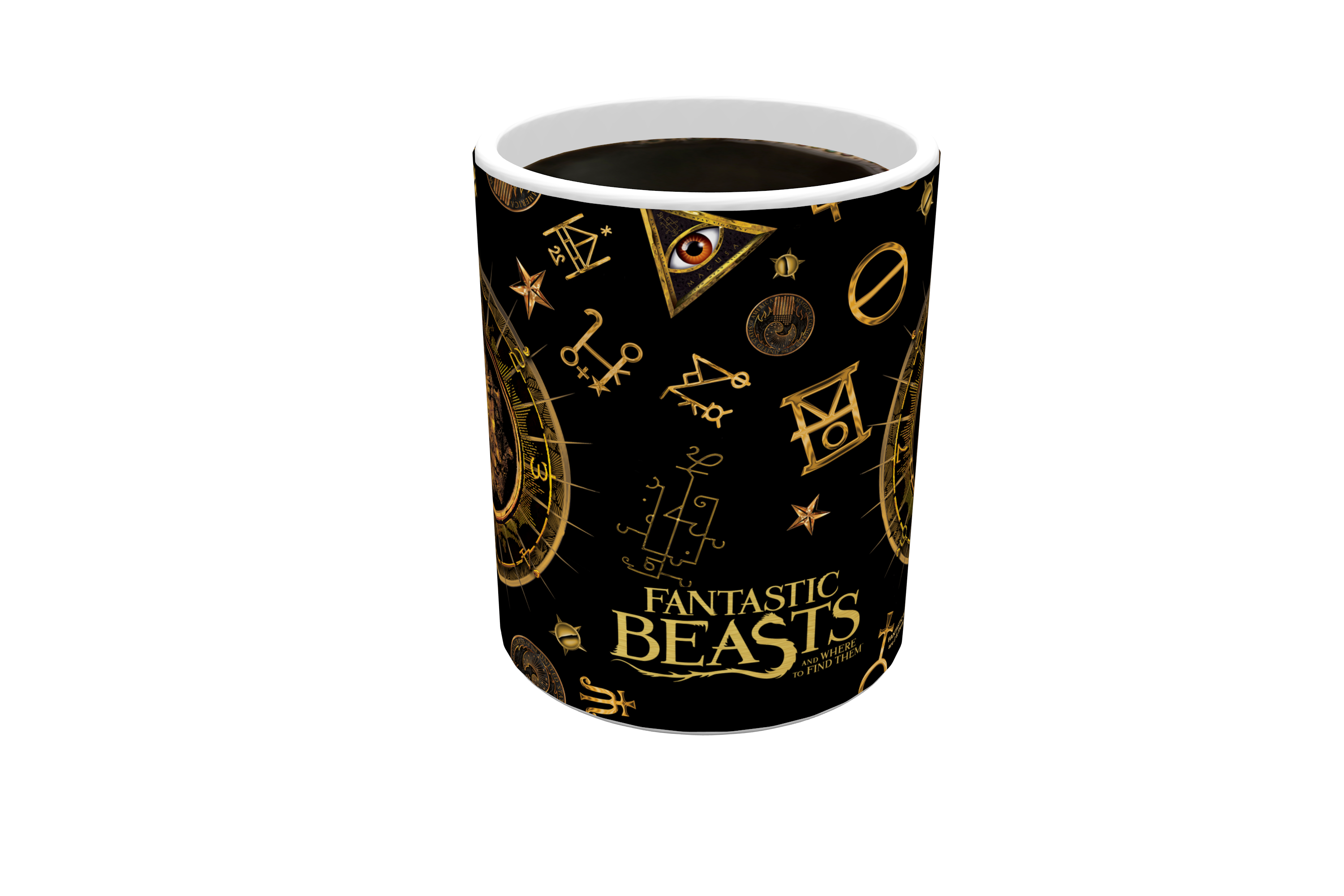 Fantastic Beasts and Where to Find Them (Symbol Pattern) Morphing Mugs® Heat-Sensitive Mug MMUG459