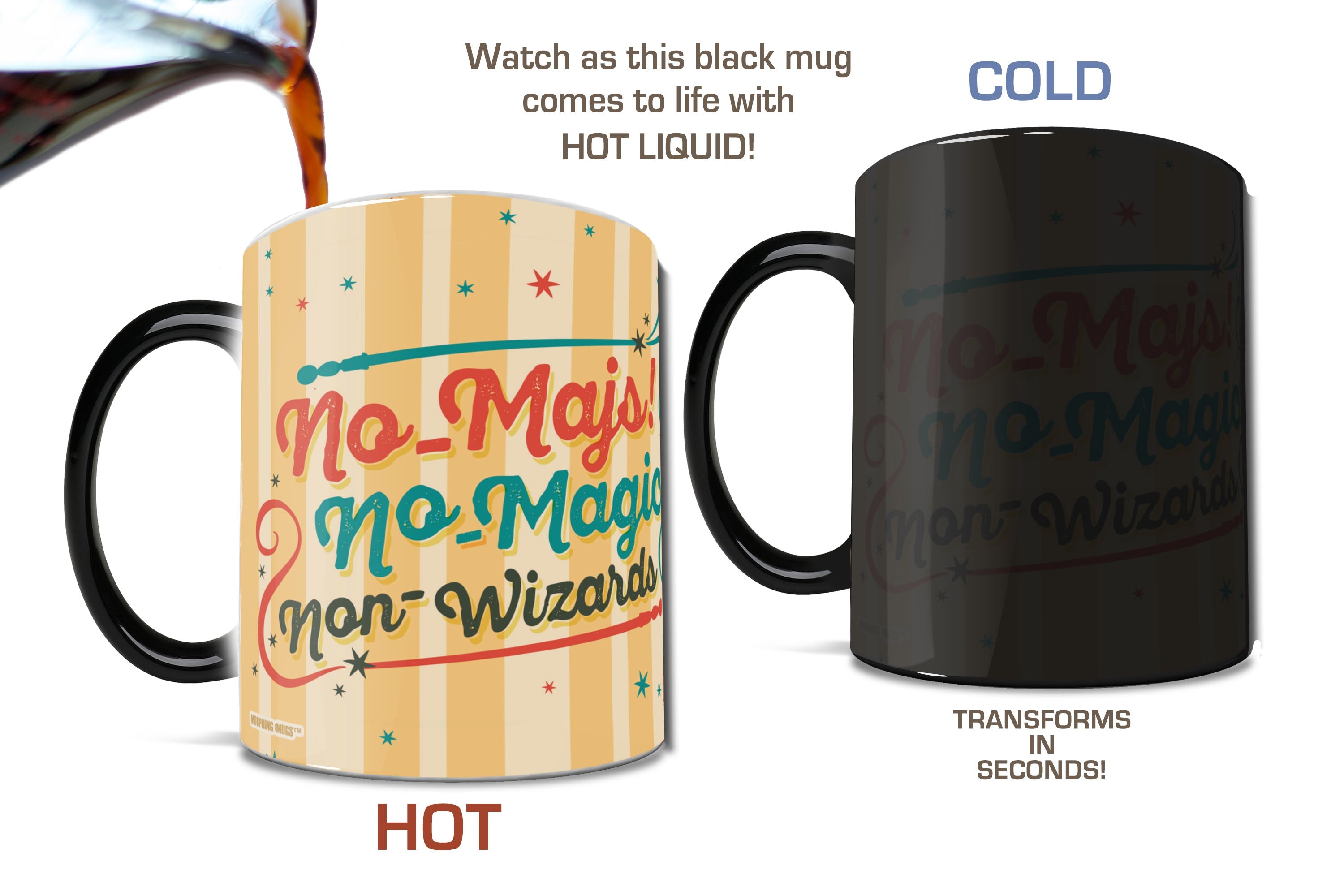 Fantastic Beasts & Where to Find Them (No Maj - Personalized) Morphing Mugs® Heat-Sensitive Mug MMUG460
