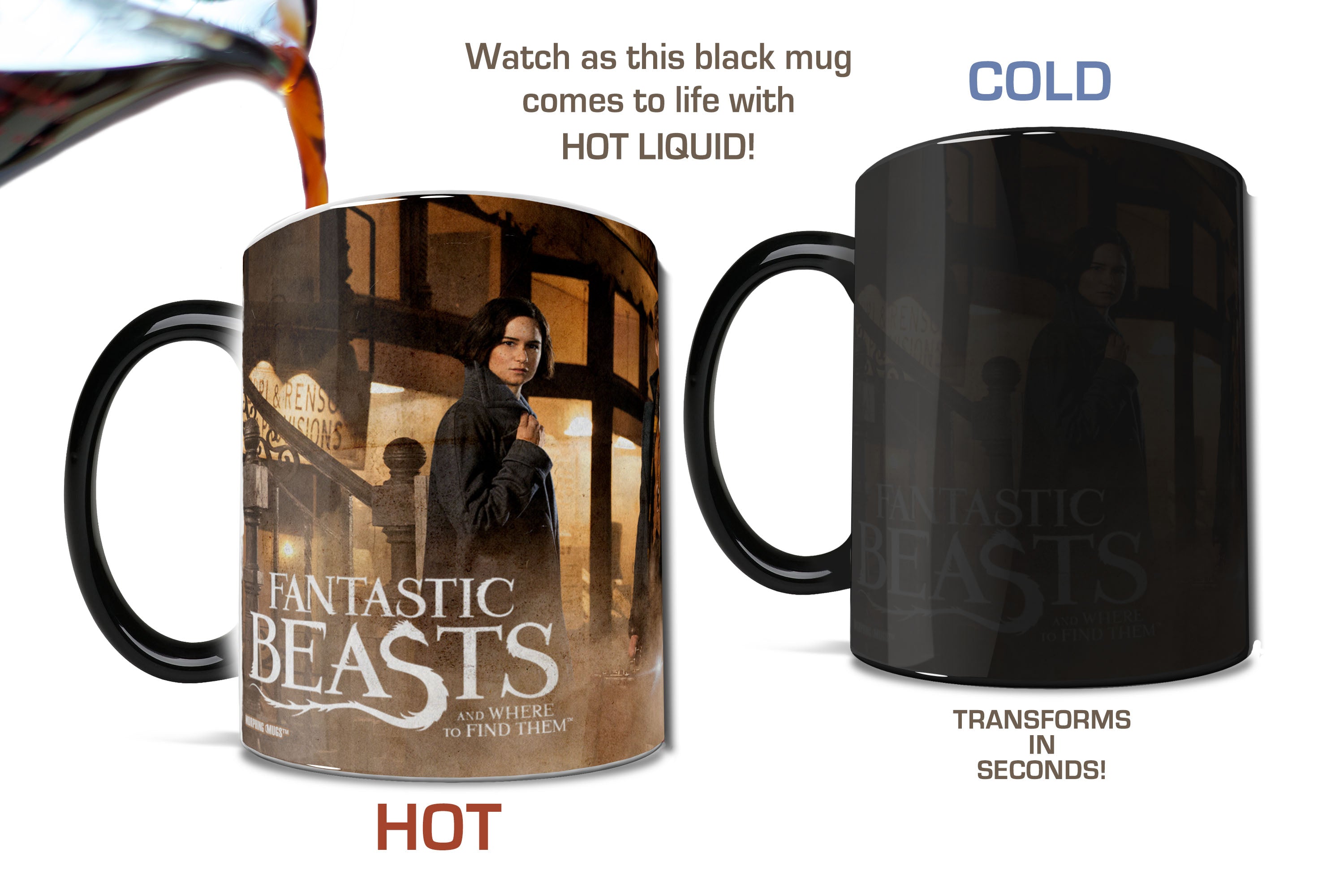 Fantastic Beasts and Where to Find Them  (Newt and Friends) Morphing Mugs® Heat-Sensitive Mug MMUG461