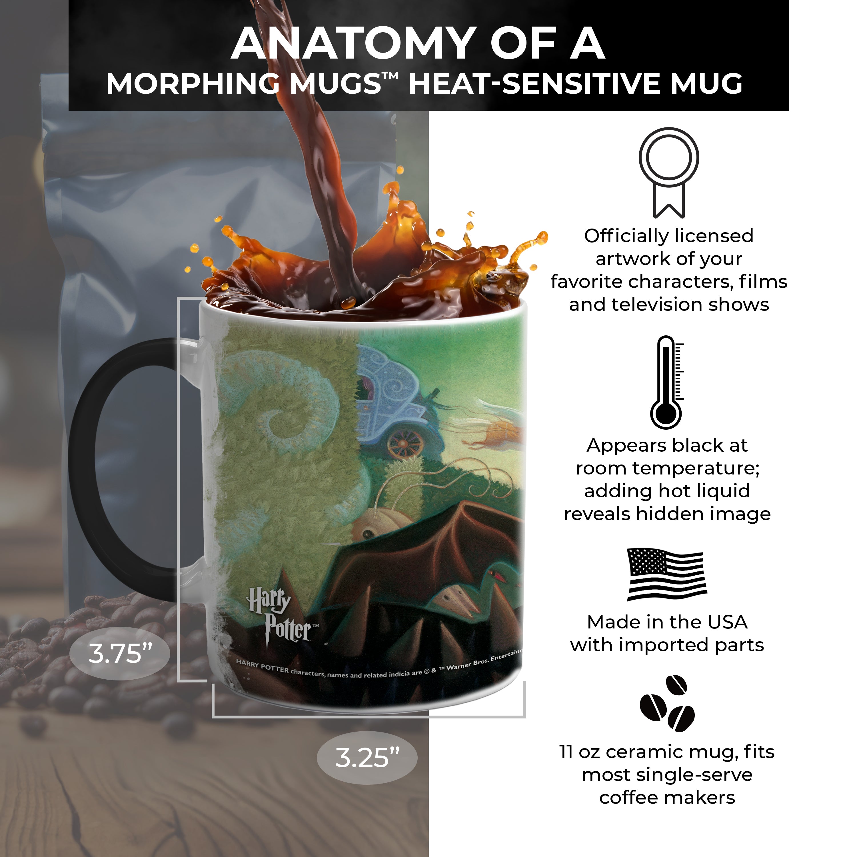 Harry Potter (The Goblet of Fire) Morphing Mugs® Heat-Sensitive Mug MMUG466