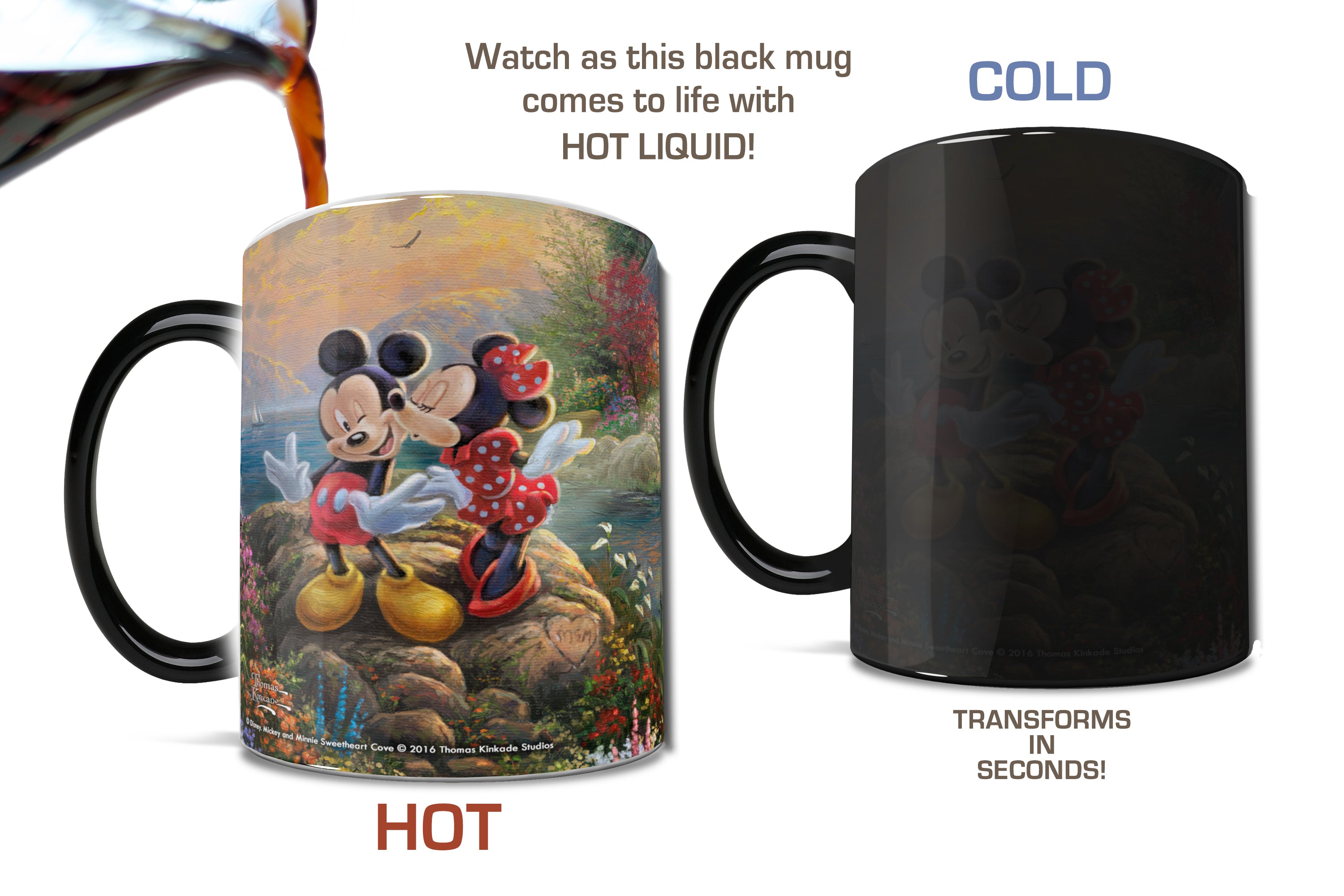 Disney (Mickey and Minnie Mouse - Sweetheart Cove) Morphing Mugs® Heat-Sensitive Mug MMUG471