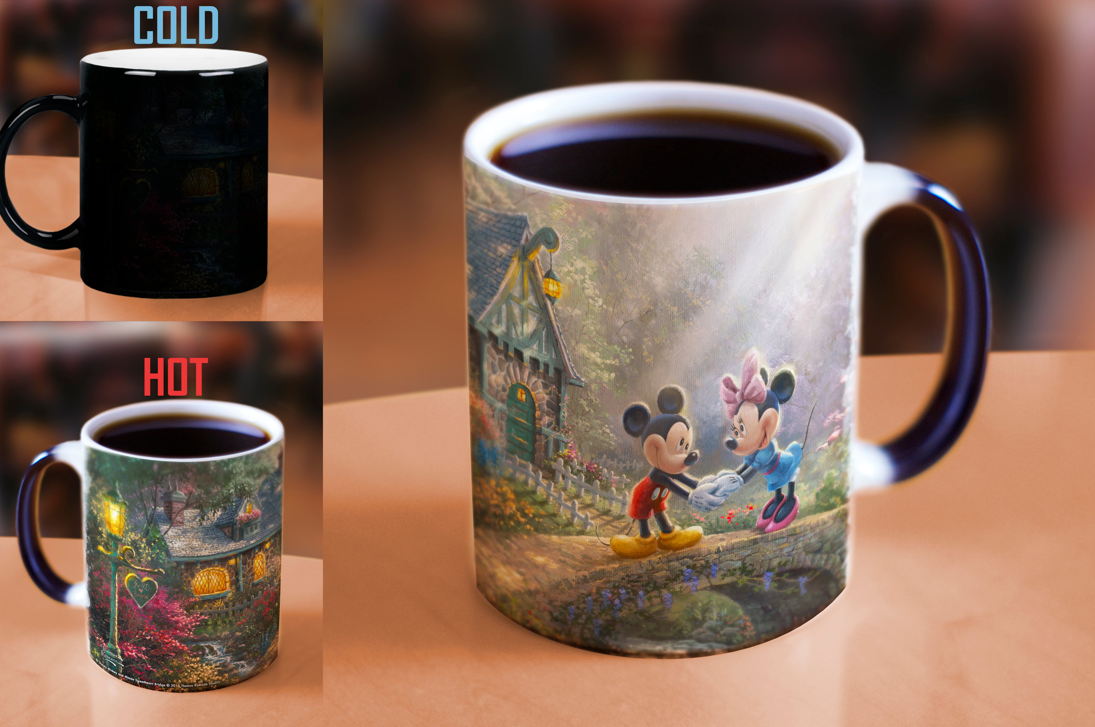Disney (Mickey and Minnie Mouse - Sweetheart Bridge) Morphing Mugs® Heat-Sensitive Mug MMUG476