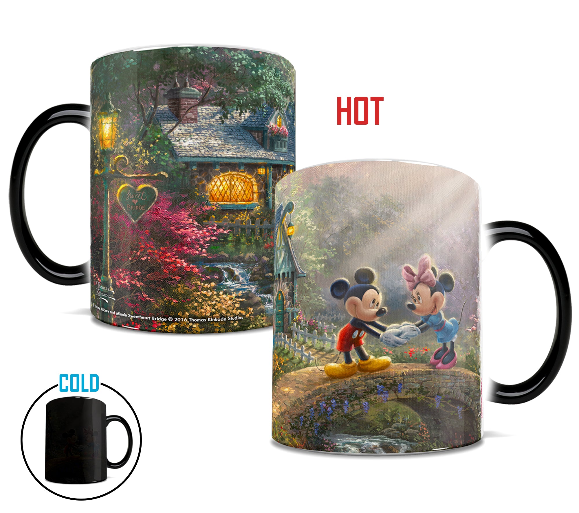 Disney (Mickey and Minnie Mouse - Sweetheart Bridge) Morphing Mugs® Heat-Sensitive Mug MMUG476