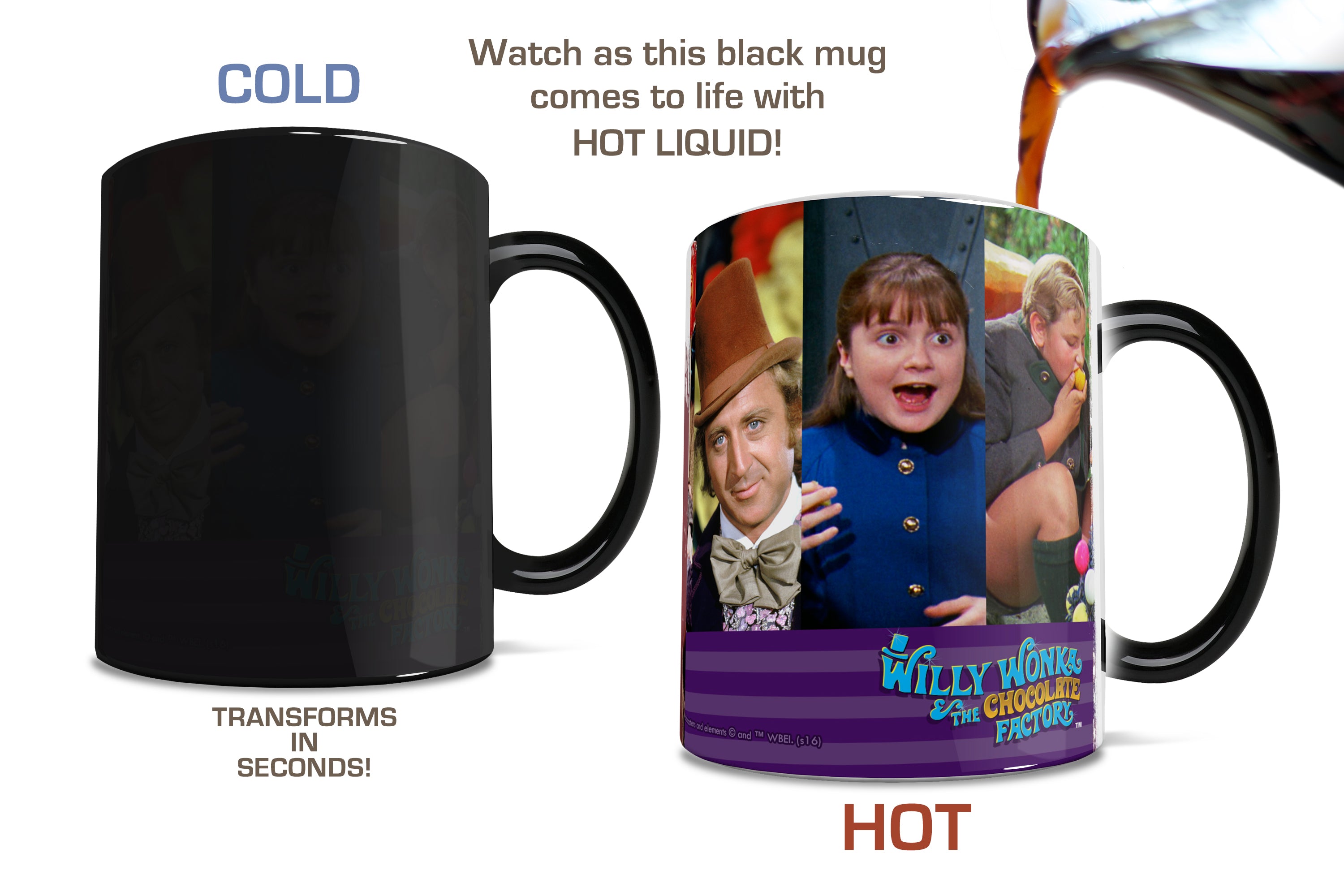Willy Wonka and the Chocolate Factory (Characters) Morphing Mugs® Heat-Sensitive Mug  MMUG487