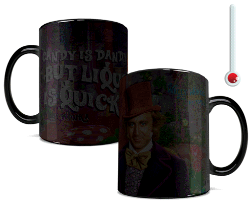 Willy Wonka and the Chocolate Factory (Liquor Is Quicker) Morphing Mugs®  Heat-Sensitive Mug MMUG488