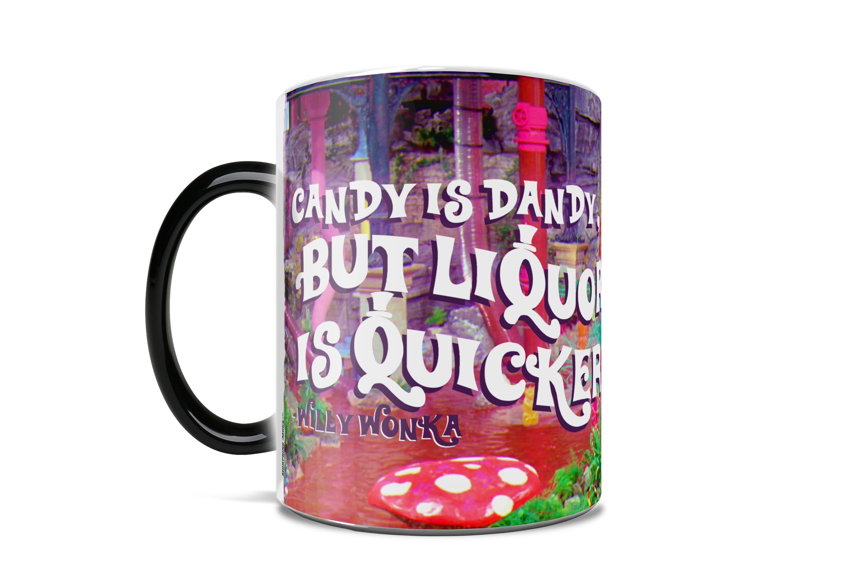 Willy Wonka and the Chocolate Factory (Liquor Is Quicker) Morphing Mugs®  Heat-Sensitive Mug MMUG488