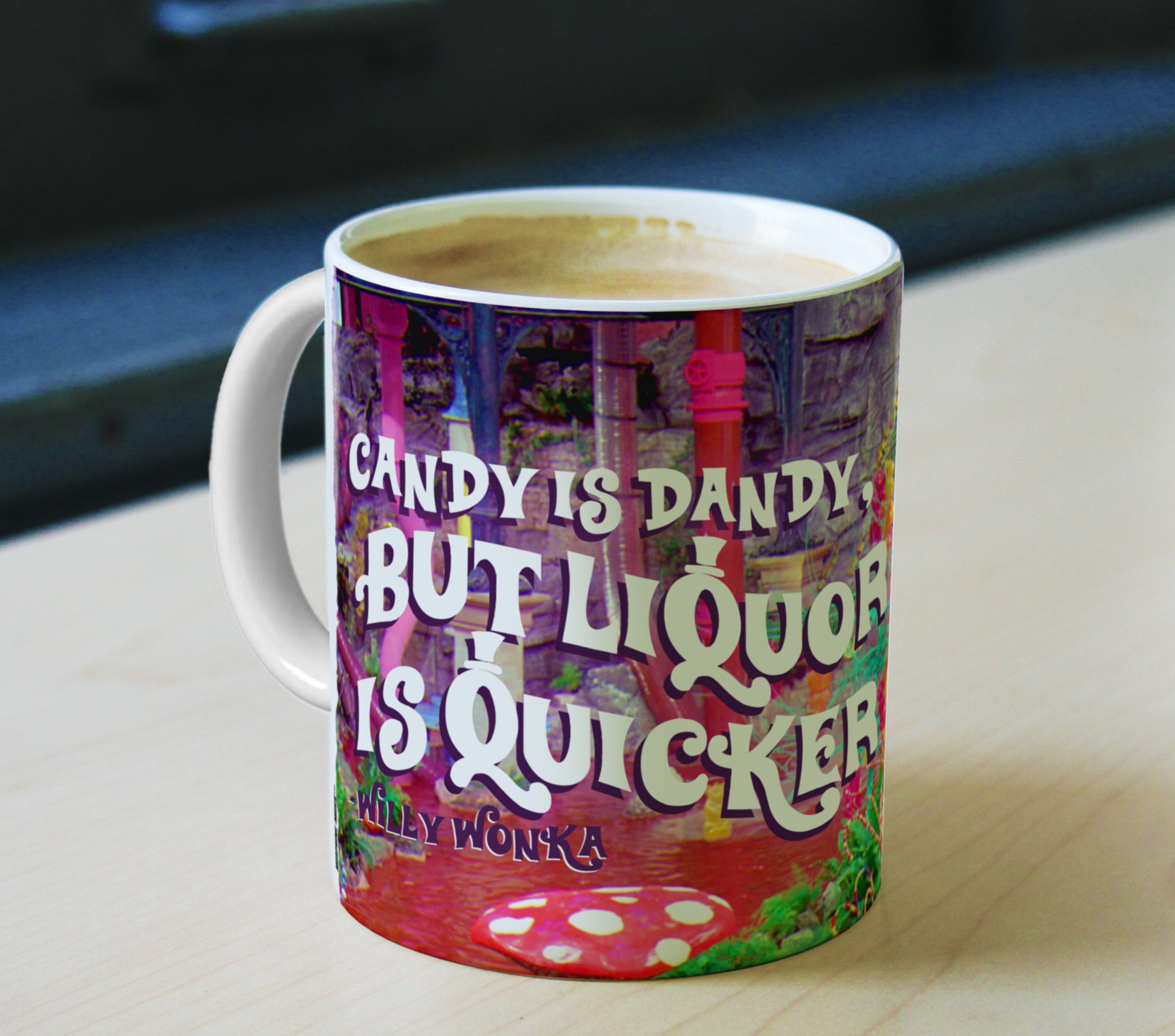 Willy Wonka and the Chocolate Factory (Liquor Is Quicker) Morphing Mugs®  Heat-Sensitive Mug MMUG488
