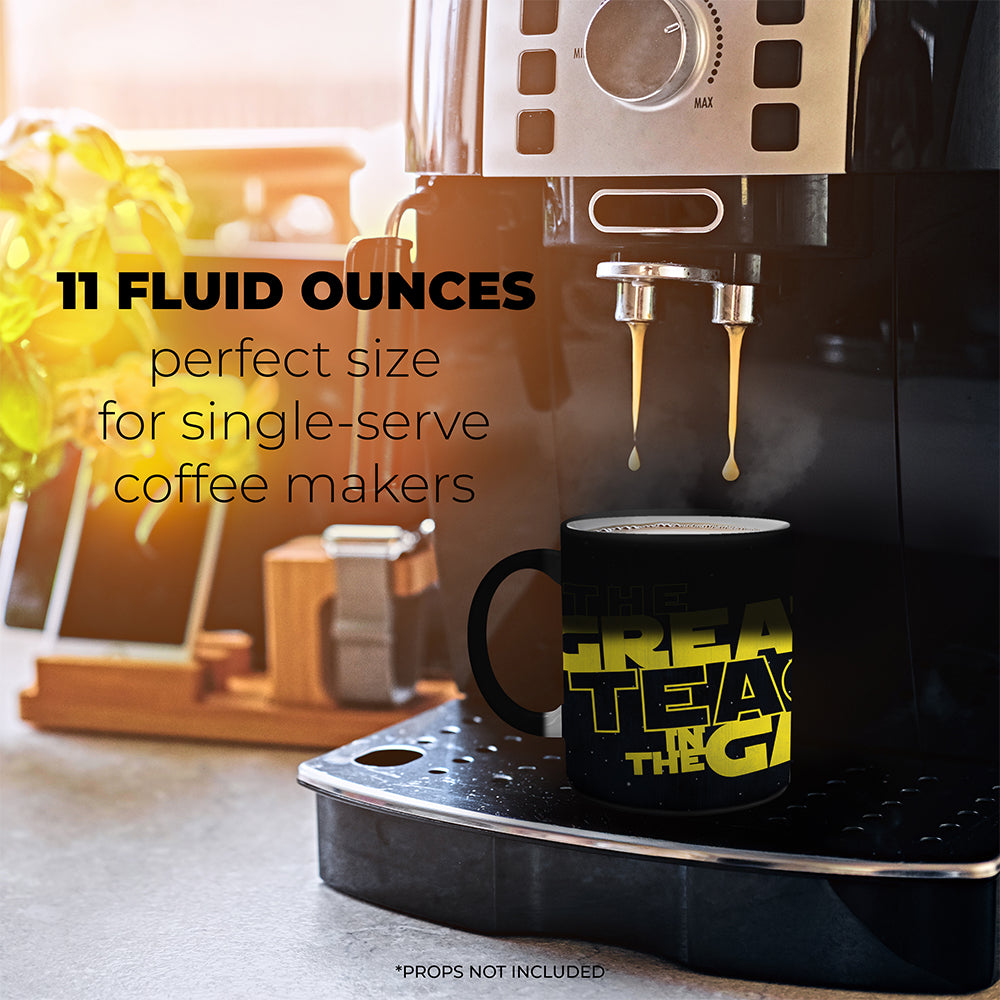 Career Collection (Greatest Teacher in the Galaxy) Morphing Mugs® Heat-Sensitive Mug MMUG495
