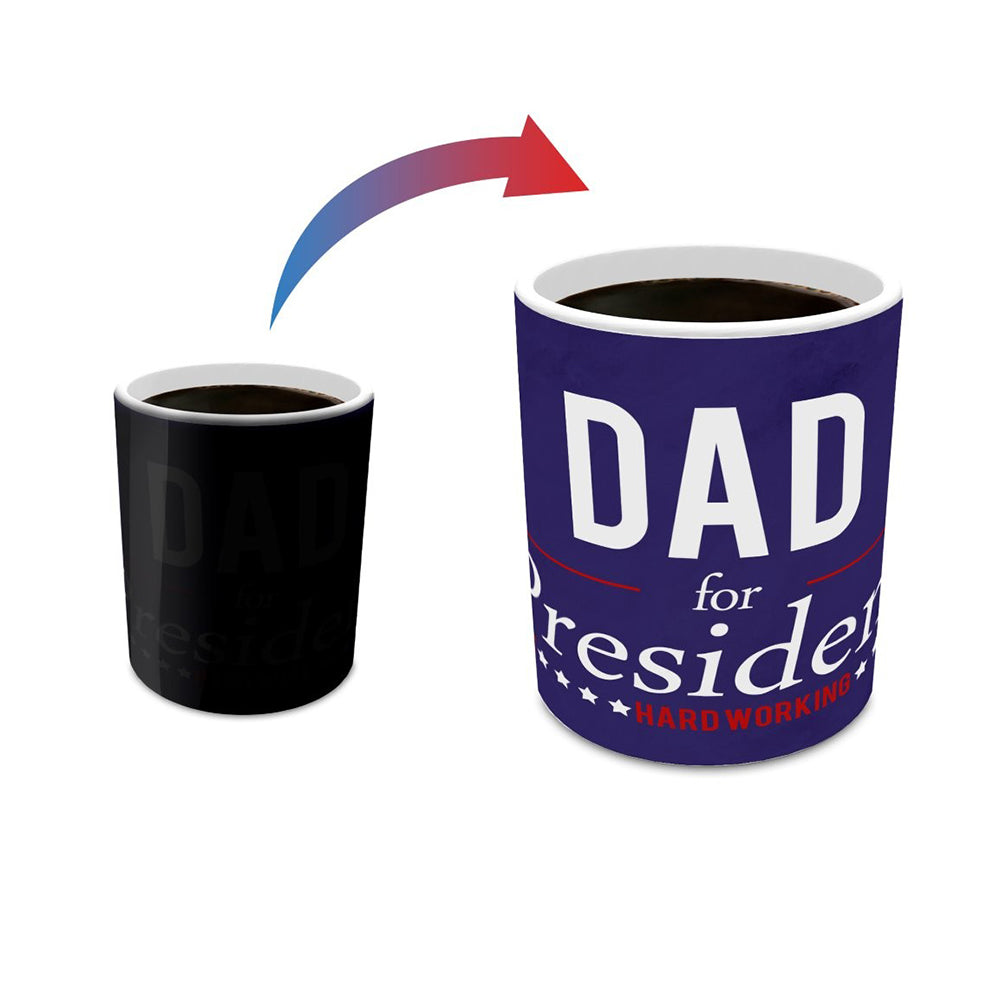 For President (Dad) Morphing Mugs® Heat-Sensitive Mug MMUG502