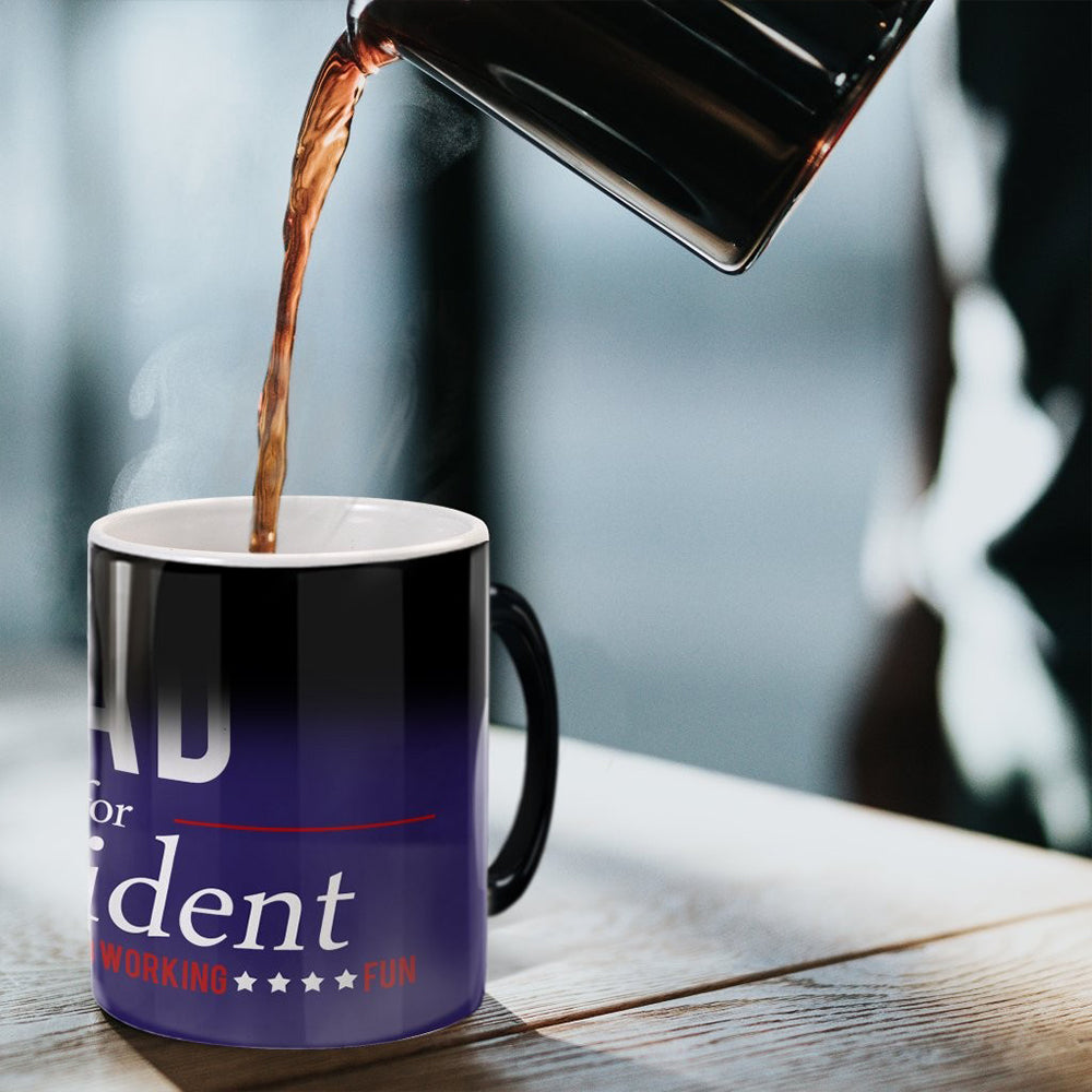 For President (Dad) Morphing Mugs® Heat-Sensitive Mug MMUG502