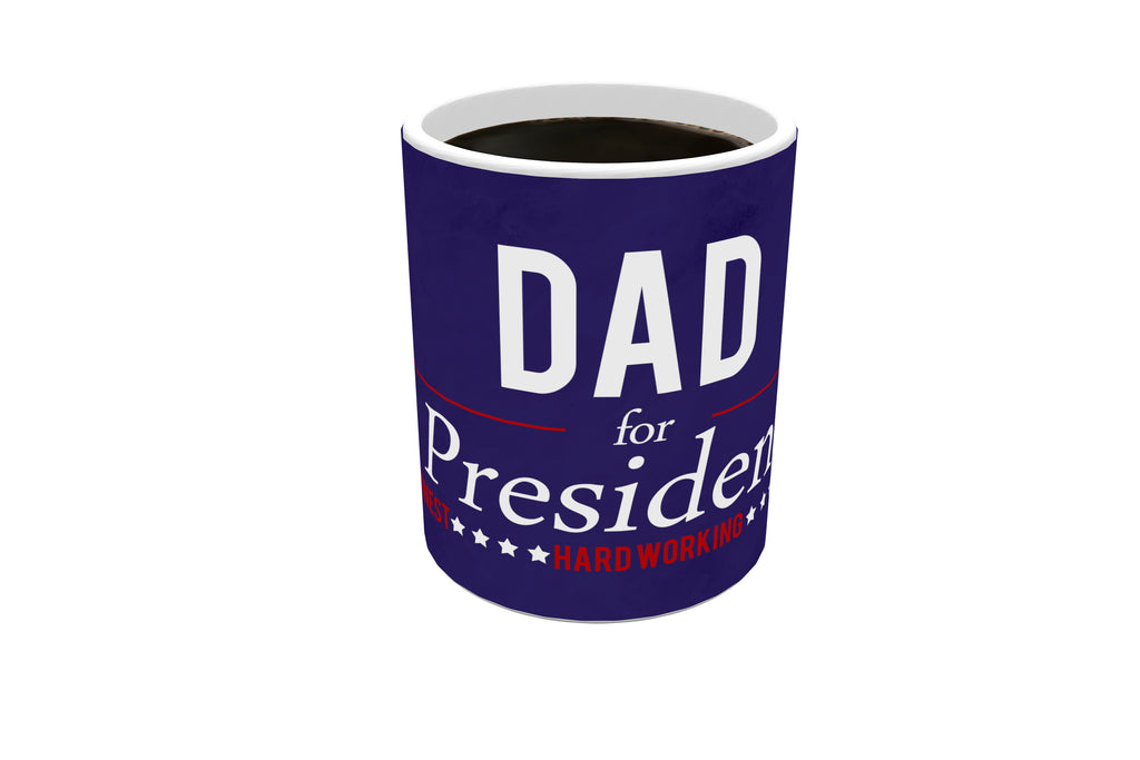 For President (Dad) Morphing Mugs® Heat-Sensitive Mug MMUG502