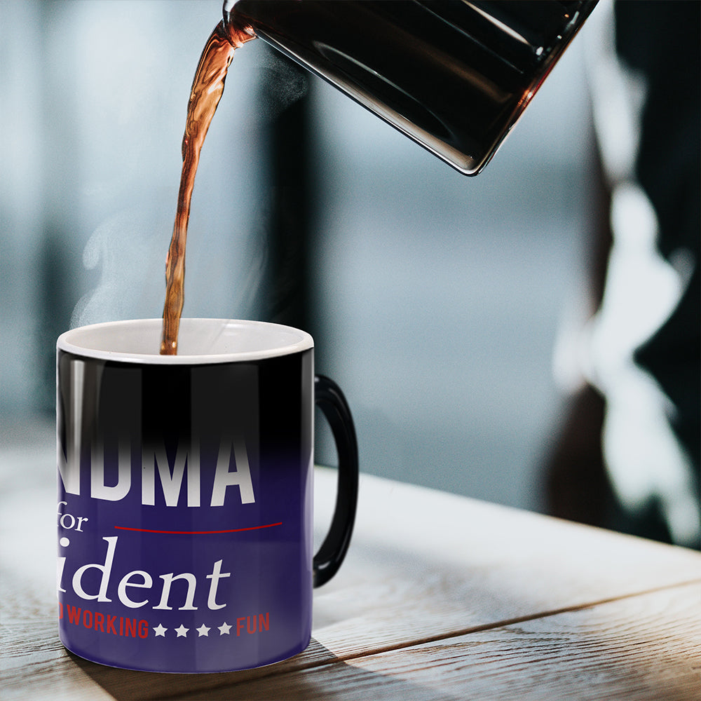 For President (Grandma) Morphing Mugs® Heat-Sensitive Mug MMUG503