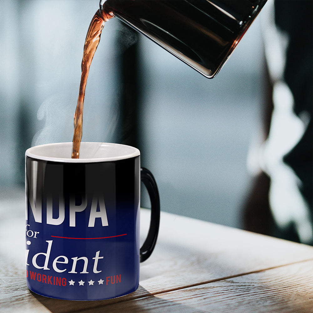 For President (Grandpa) Morphing Mugs® Heat-Sensitive Mug MMUG504