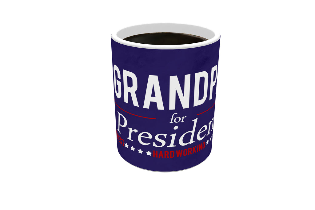 For President (Grandpa) Morphing Mugs® Heat-Sensitive Mug MMUG504