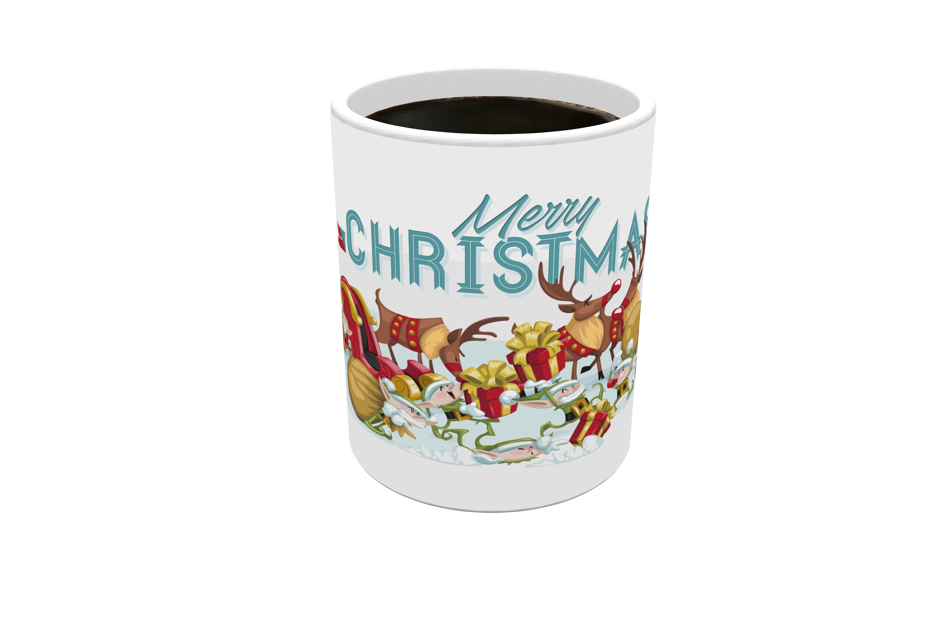 Christmas Collection (Merry Christmas Characters) Morphing Mugs® Heat-Sensitive Mug MMUG506