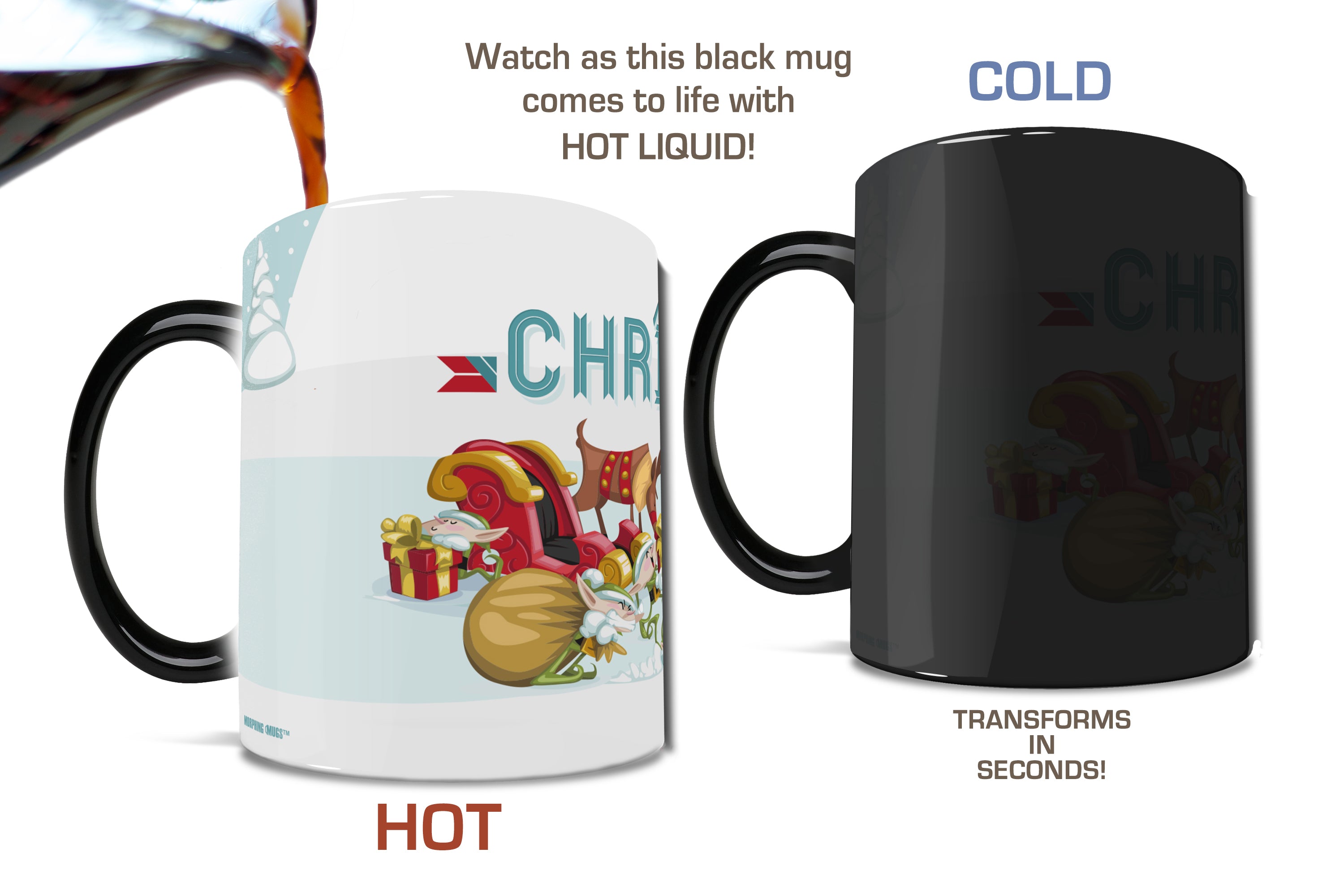 Christmas Collection (Merry Christmas Characters) Morphing Mugs® Heat-Sensitive Mug MMUG506