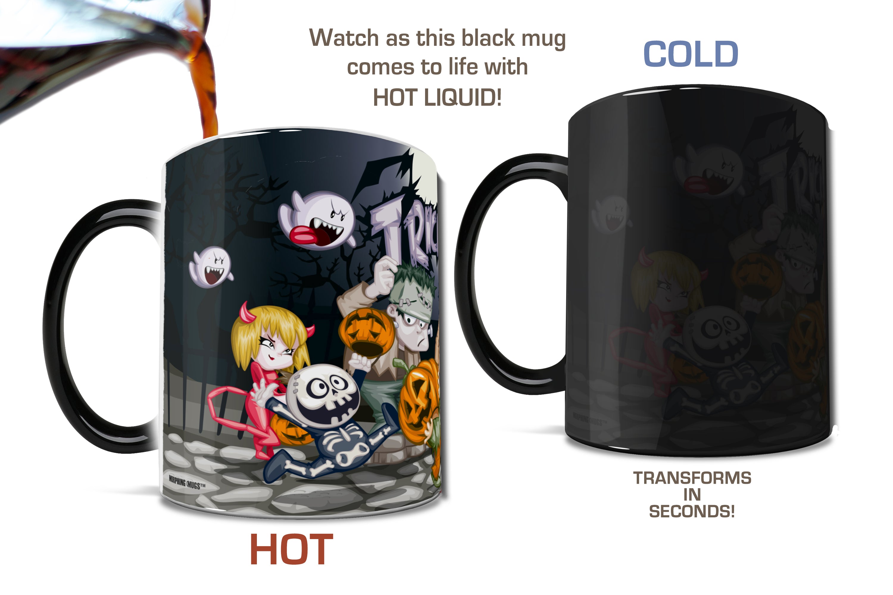 Halloween Collection (Scary Characters) Morphing Mugs® Heat-Sensitive Mug MMUG507
